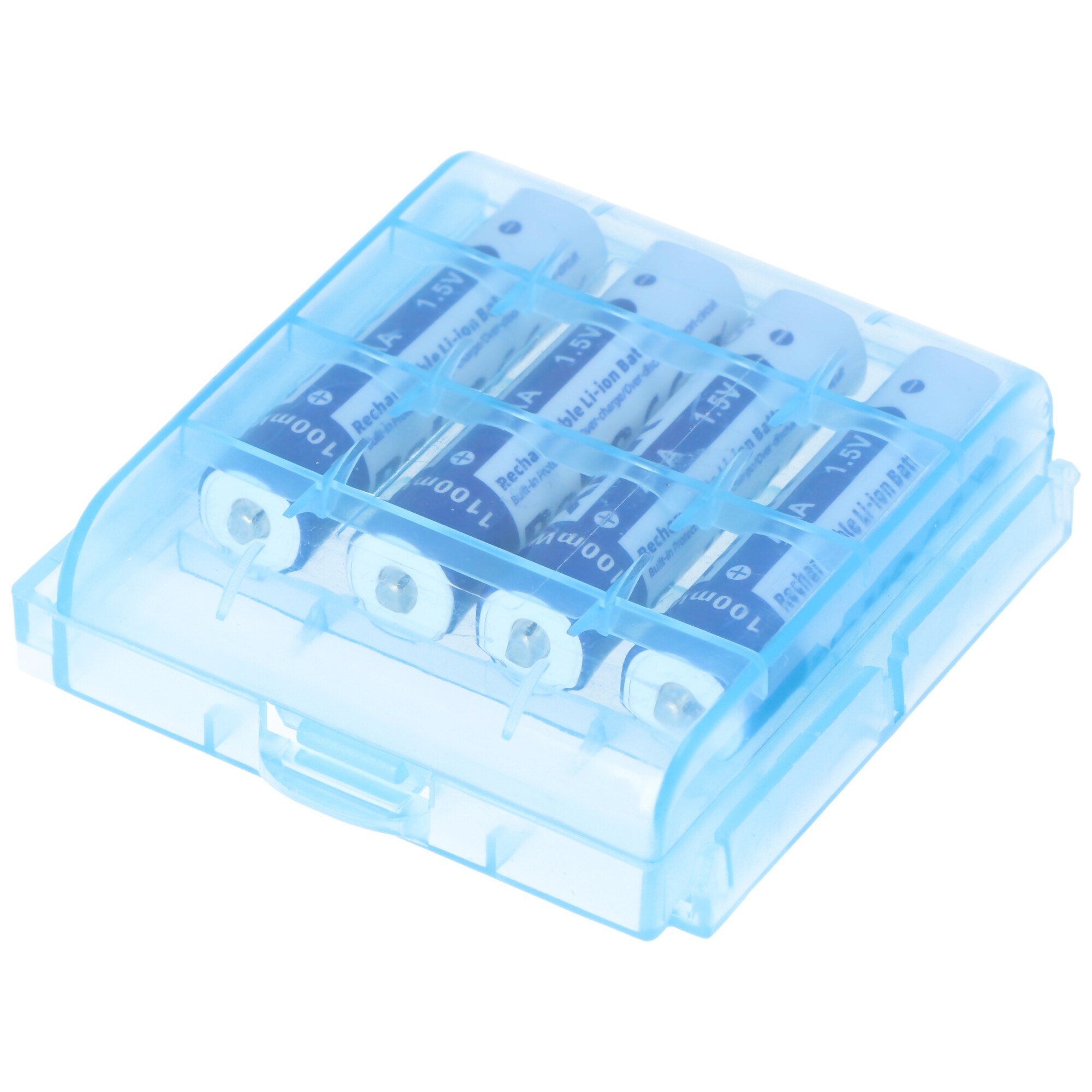 4x AAA 1.5V 1100mWh tipik olarak 700mAh lityum iyon pil, yalnızca özel bir şarj cihazıyla şarj edilebilir