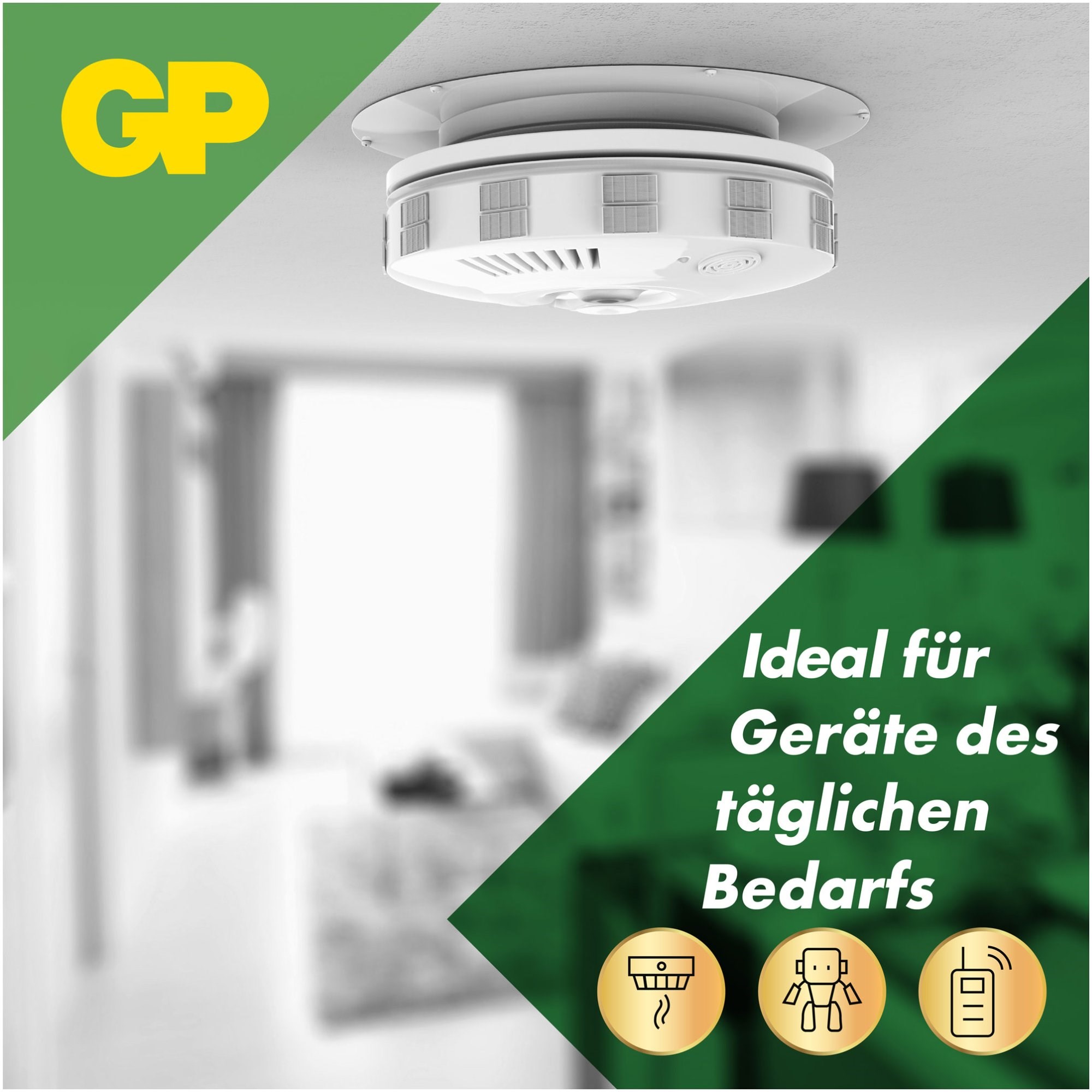 9V pil GP Alkalin Super 9V 8 adet