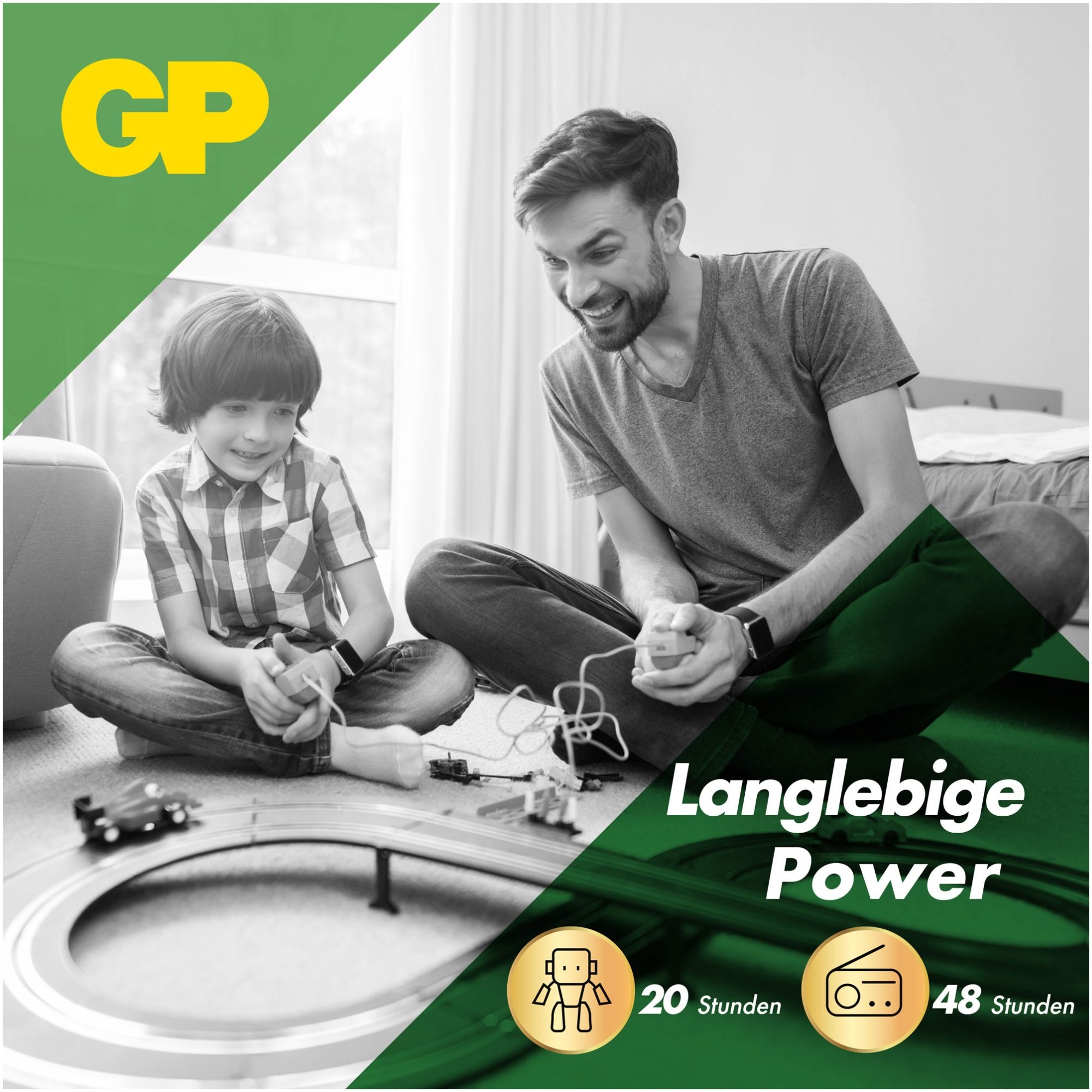 9V pil GP Alkalin Super 9V 8 adet