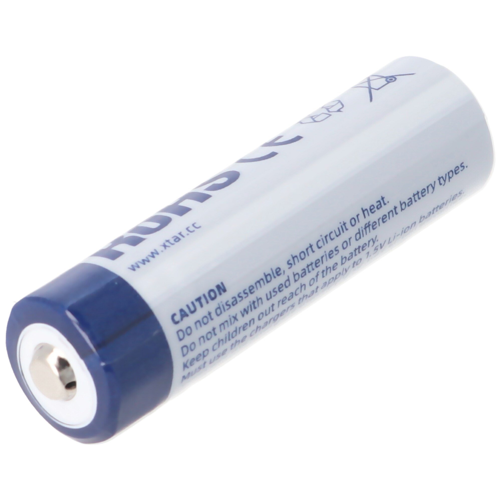 AA 1.5V 3300mWh tipik olarak 2000mAh lityum iyon pil, yalnızca özel bir şarj cihazıyla şarj edilebilir