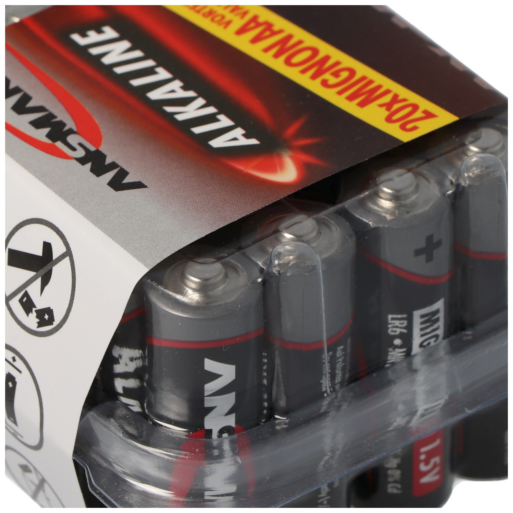 Ansmann RED Alkalin Mignon / LR06 20'li paket