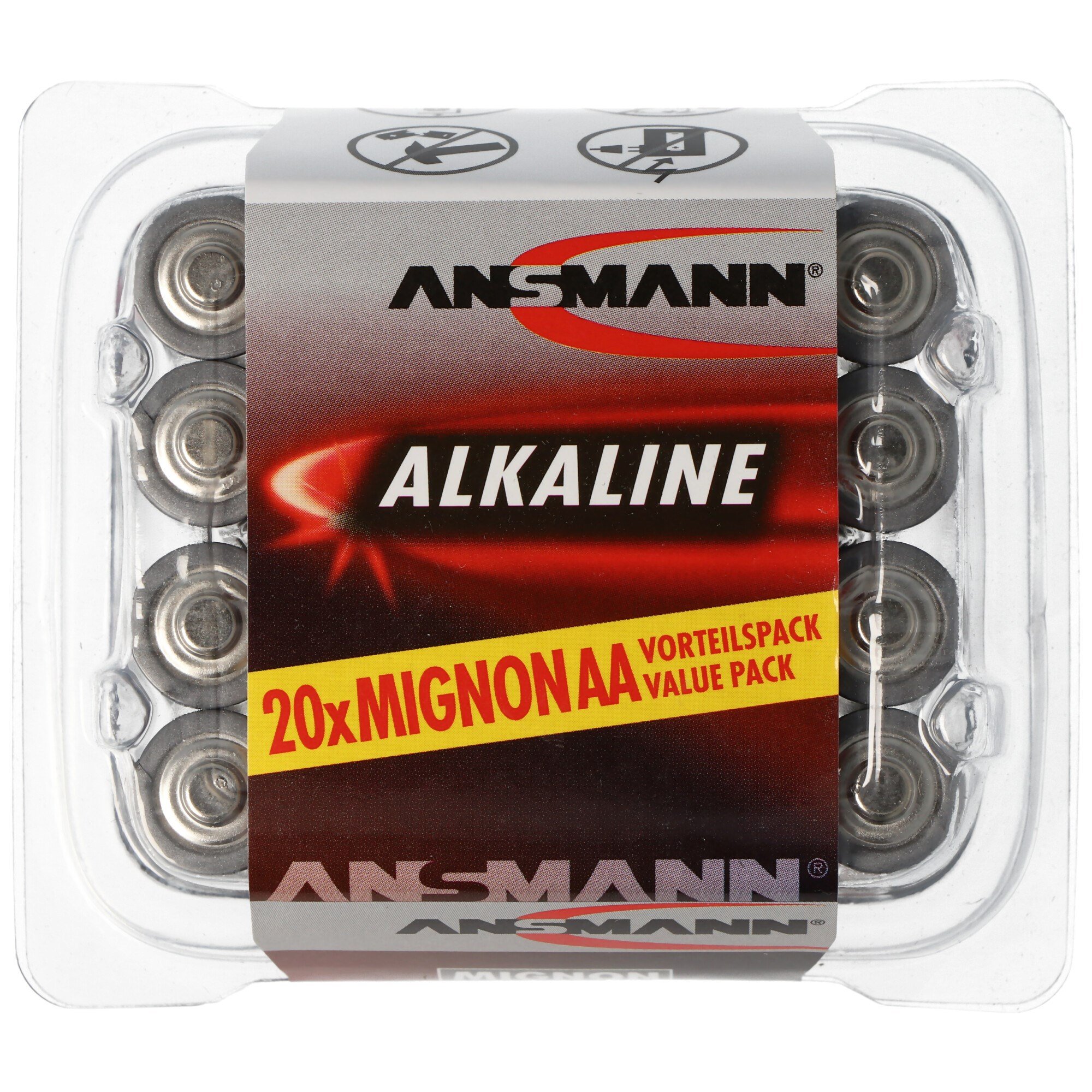 Ansmann RED Alkalin Mignon / LR06 20'li paket