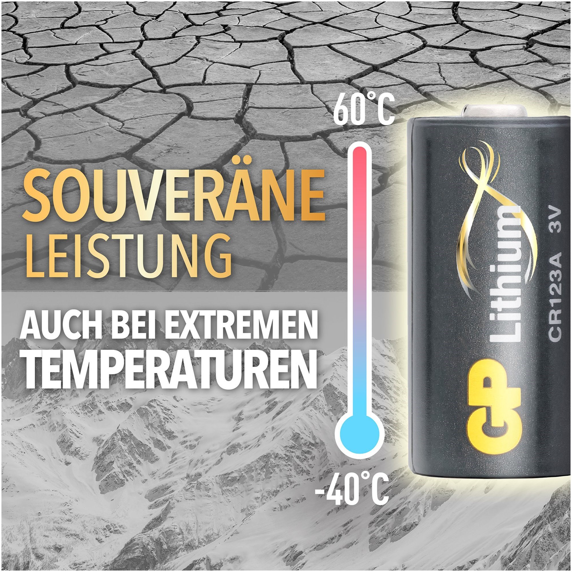 CR123A pil GP lityum 4 adet