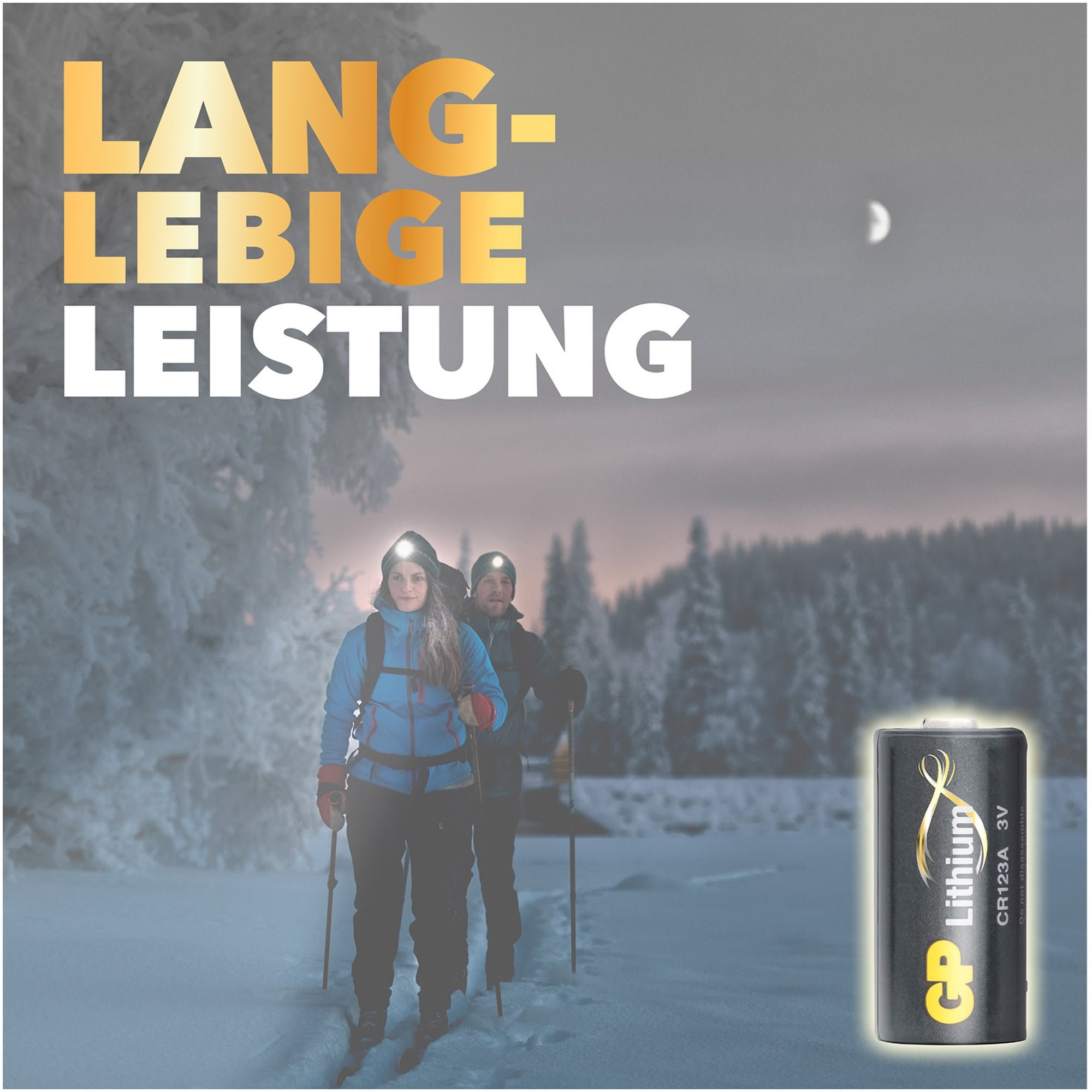 CR123A pil GP lityum 4 adet