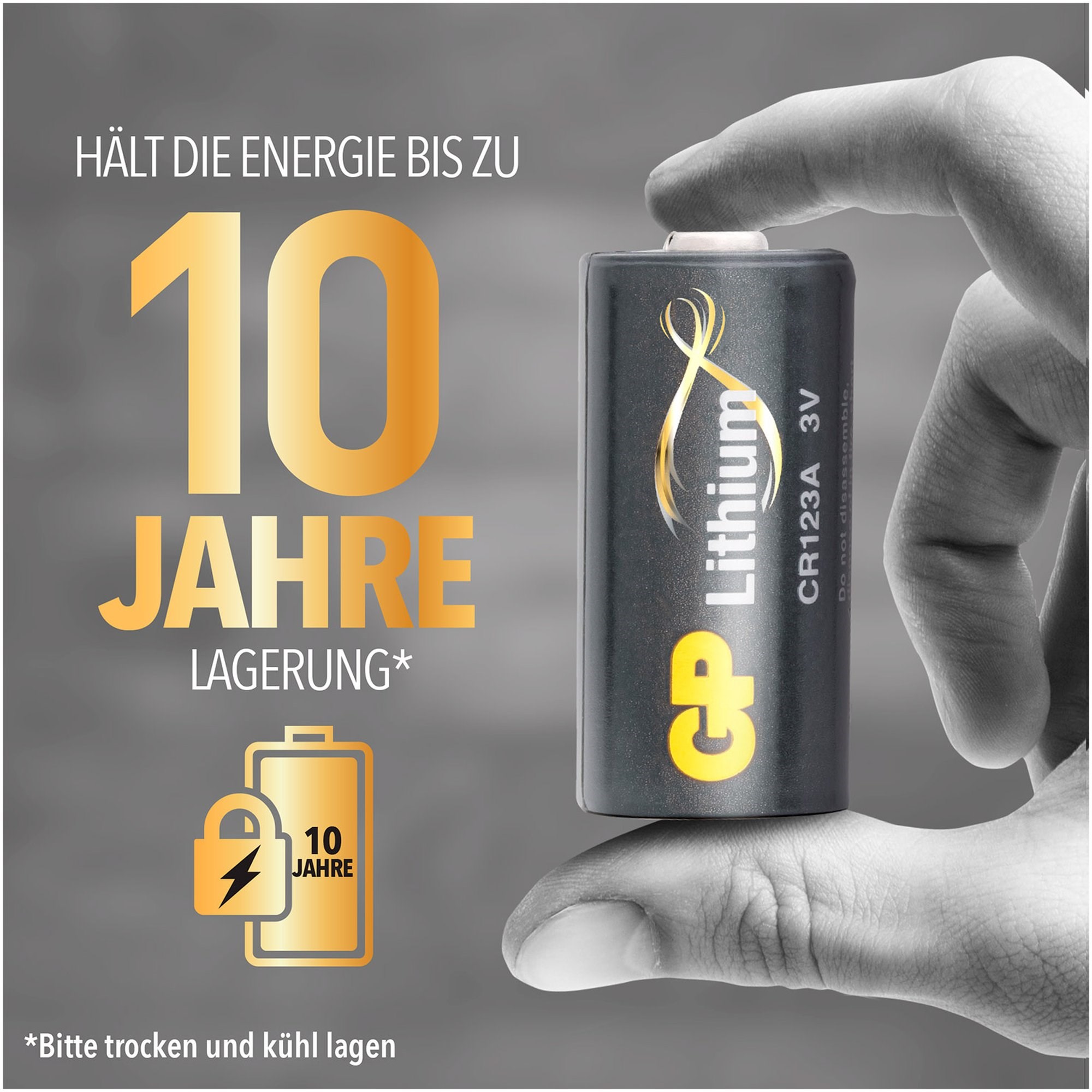 CR123A pil GP lityum 4 adet