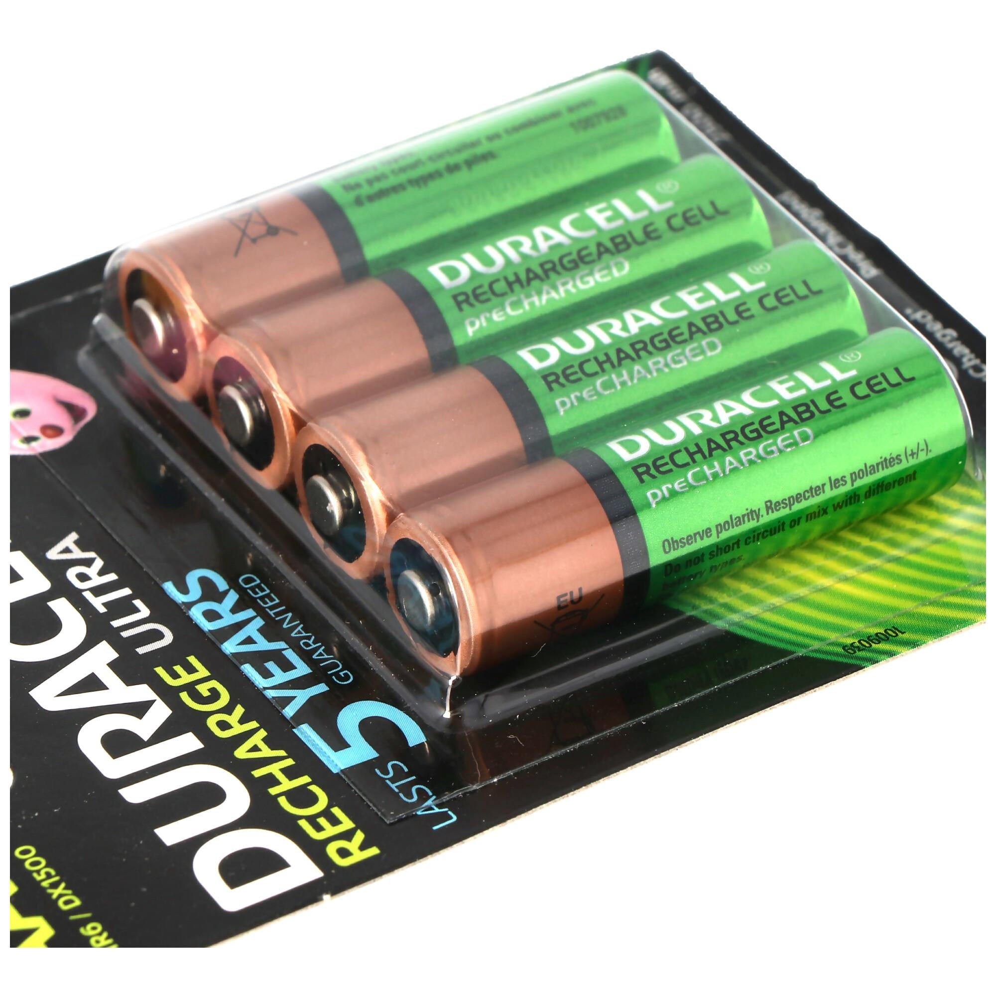Duracell Ön Şarjlı Mignon pil Ni-MH 1.2V, maks. 4'lü blister ambalajda 2500mAh