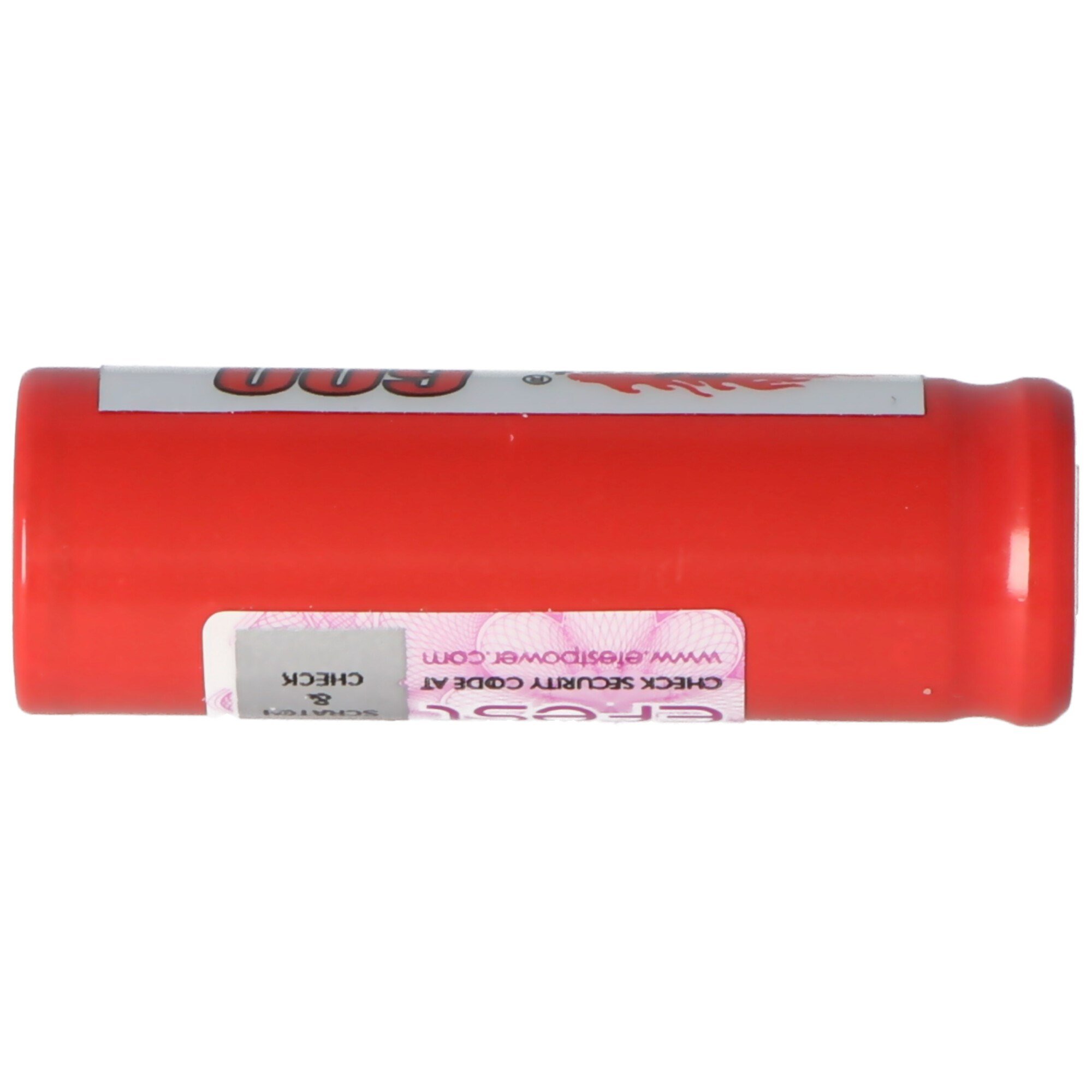Efest IMR 14430 600mAh 3.6V - pozitif kutup düz 3.7V Li-ion pil, boyutlar 42.63x14.4mm