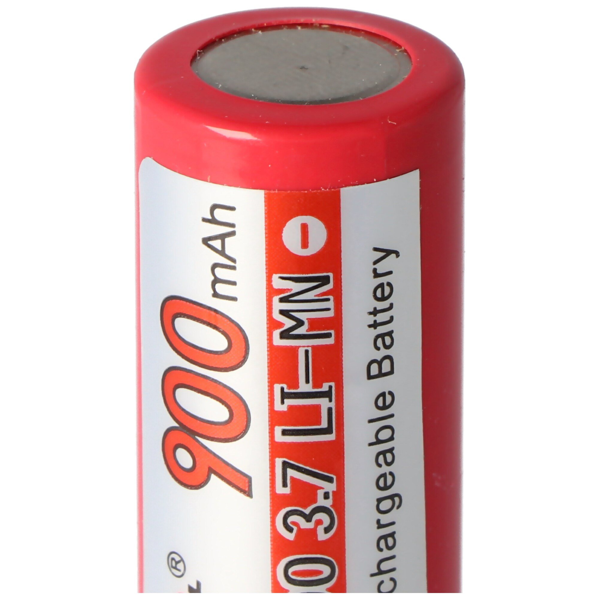 Efest IMR 16500 900mAh 3.6V - 3.7V Li-ion pil pozitif kutup düz, boyutlar 50.05x16.6mm not