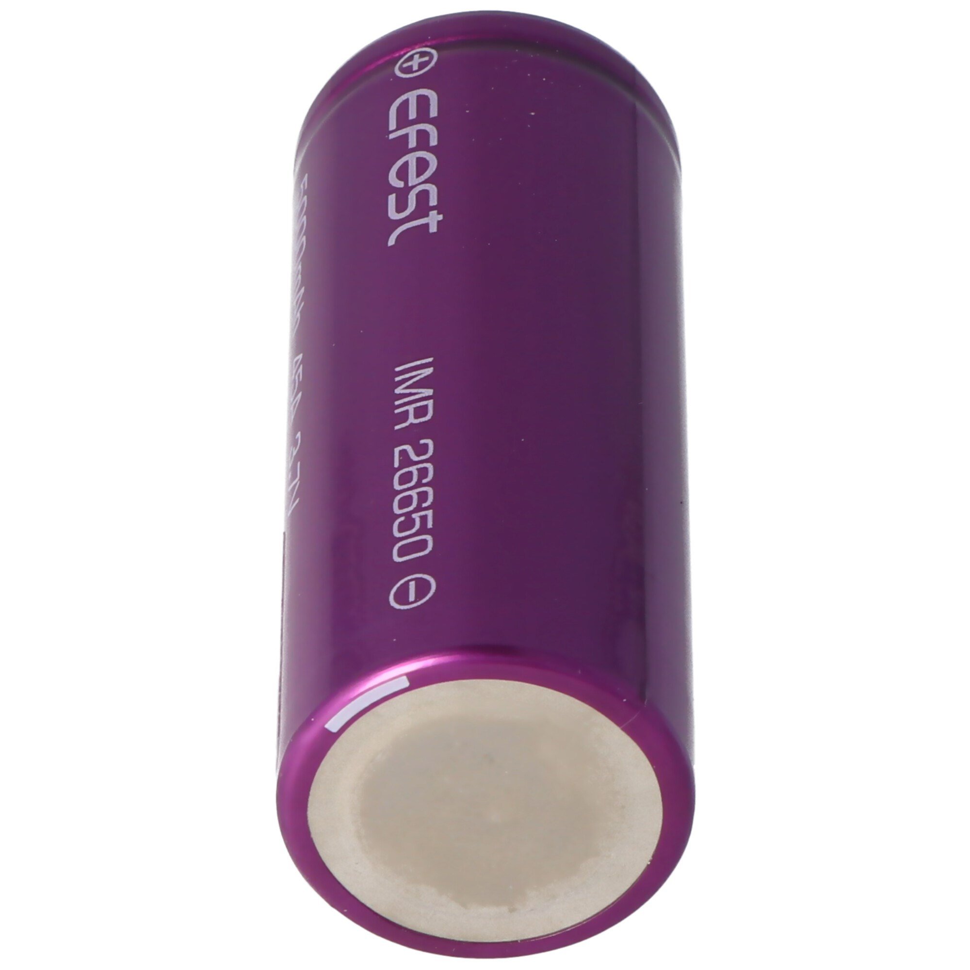 Efest Purple IMR26650 5000mAh, 3.6V - 3.7V Li-Ion pil korumasız 26.12x66.5mm