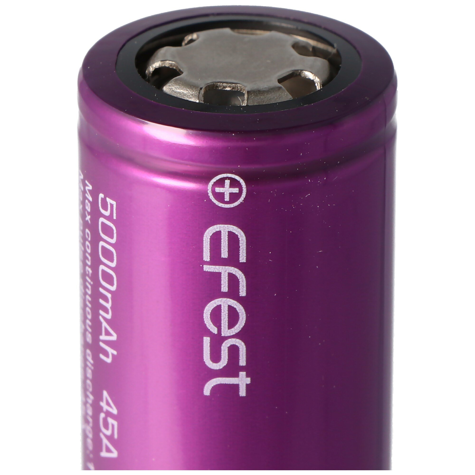 Efest Purple IMR26650 5000mAh, 3.6V - 3.7V Li-Ion pil korumasız 26.12x66.5mm