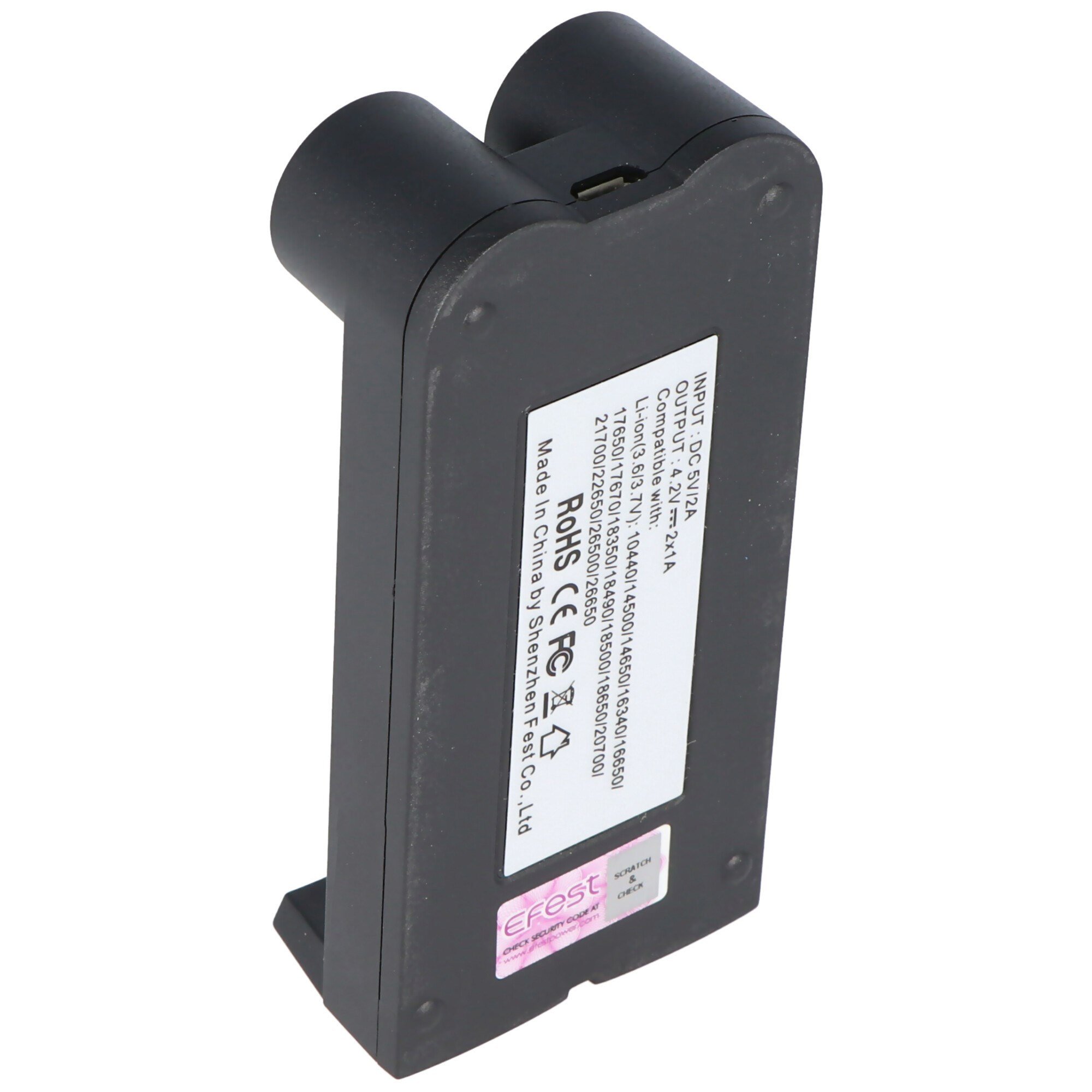 Efest SLIM K2 2 yuvalı Li-ion pil şarj cihazı