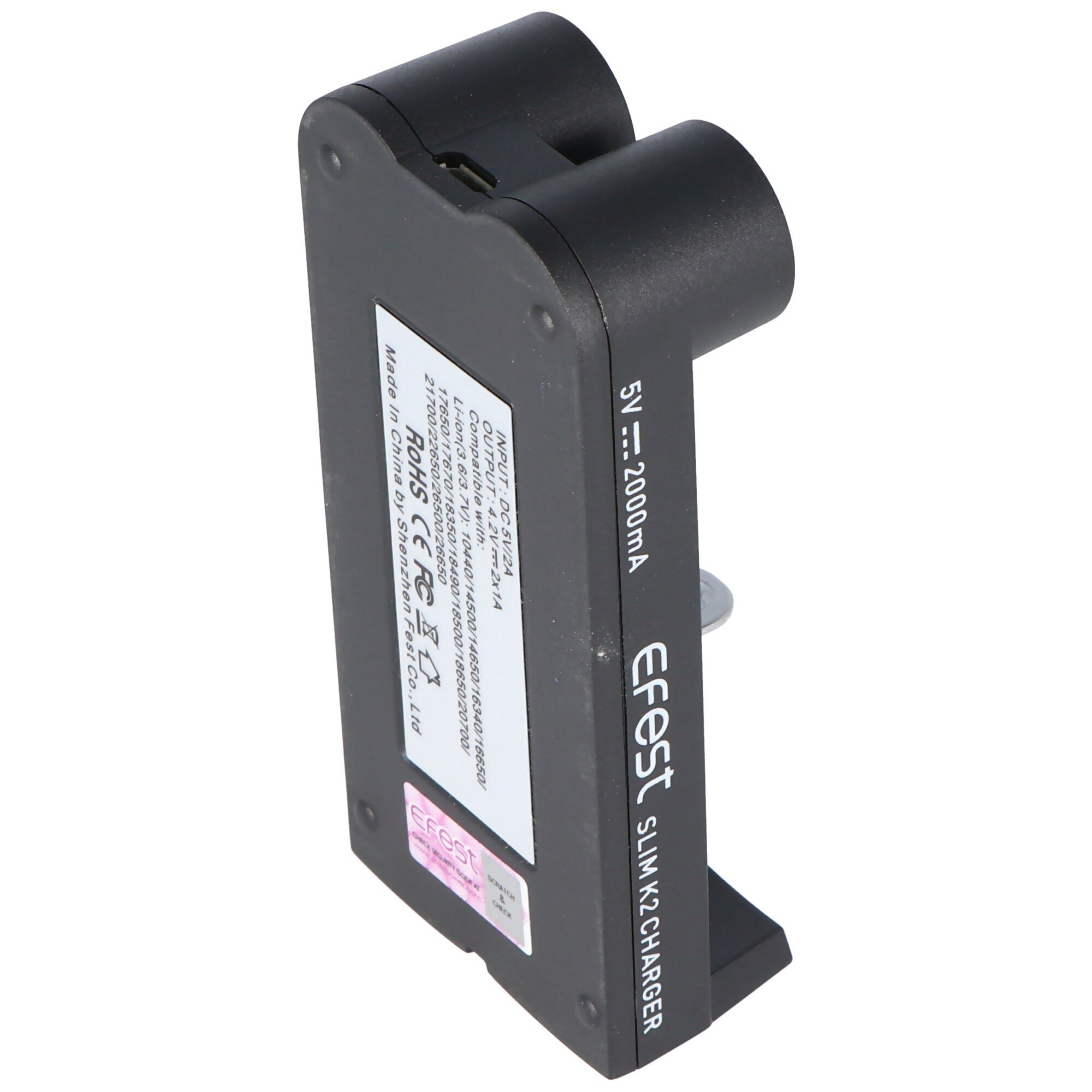 Efest SLIM K2 2 yuvalı Li-ion pil şarj cihazı