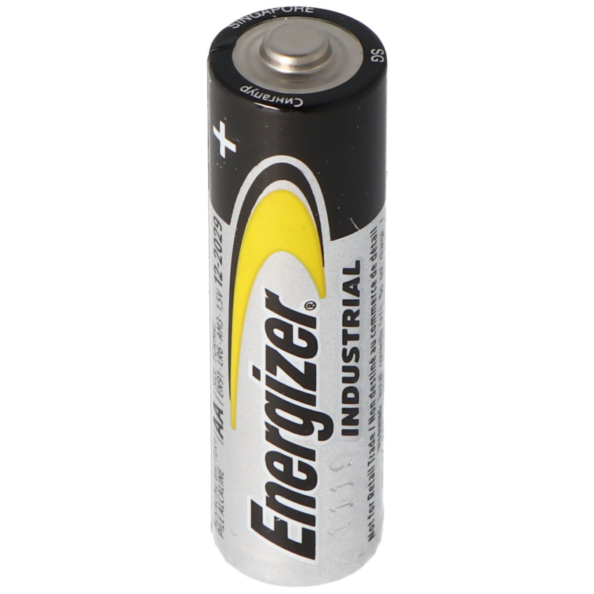 Energizer Industrial Mignon, AA, LR6, MN1500, alkalin pil 1.5V, 10'lu pratik bir pakette