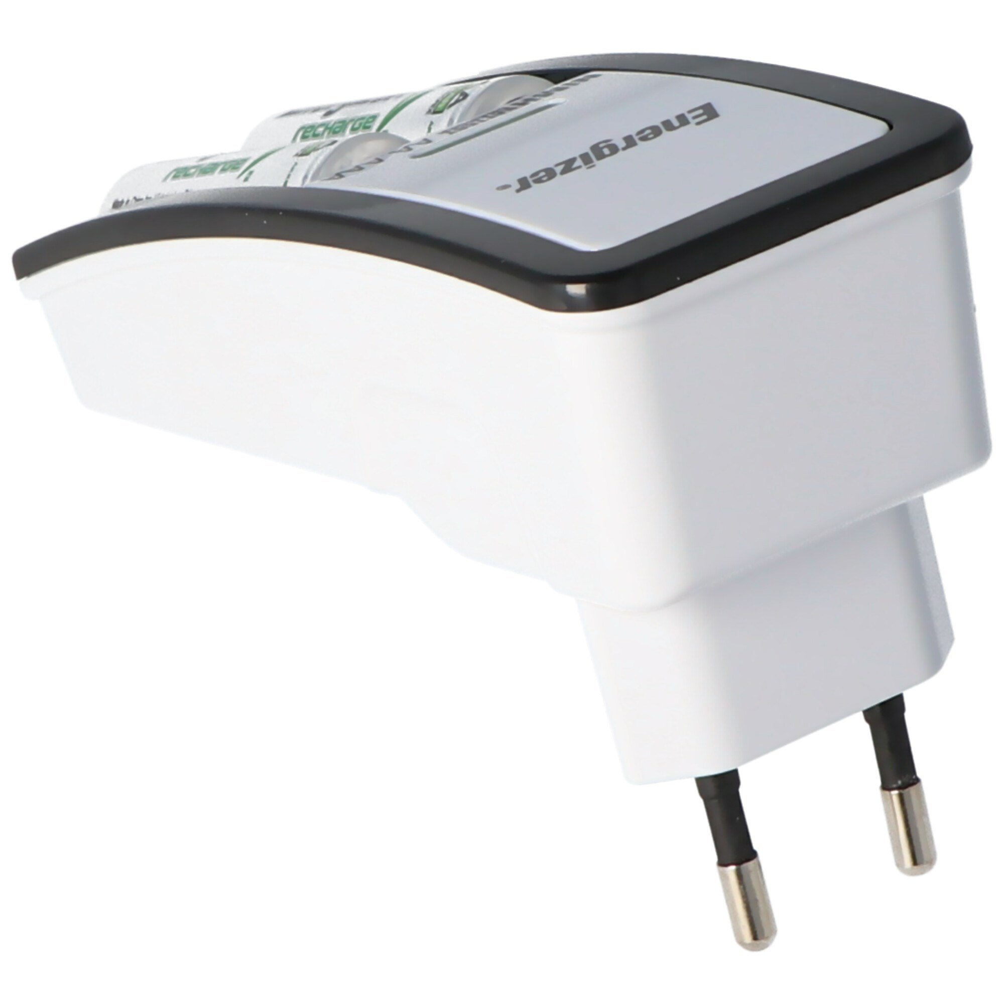 Energizer Mini Şarj Cihazı, 2 AA NiMH şarj edilebilir pil, 2000mAh fişli şarj cihazı dahil