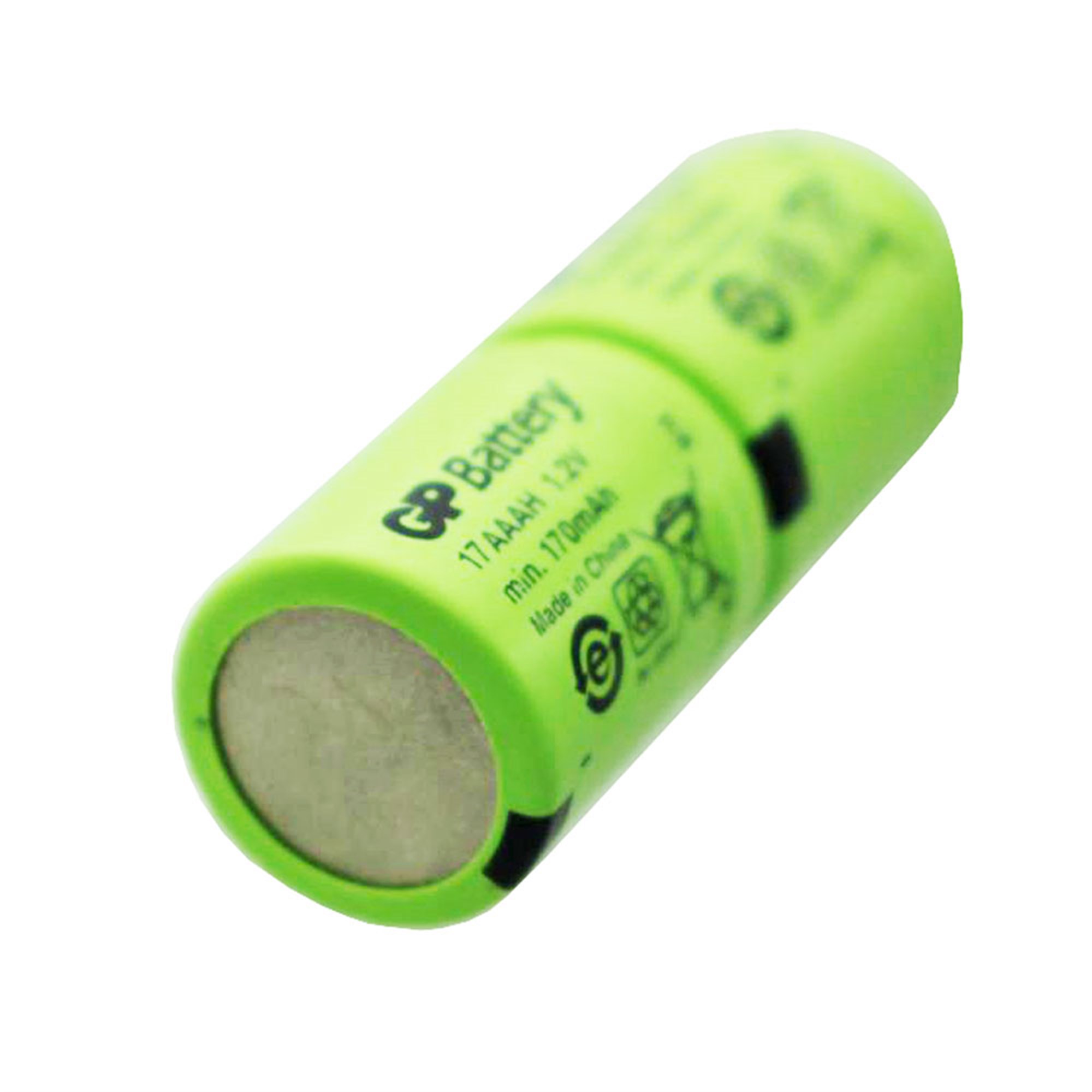 GP KAN 1 / 3AAA mikro pil paketi 2.4 volt 170mAh Ni-MH pil yaklaşık 28x11mm