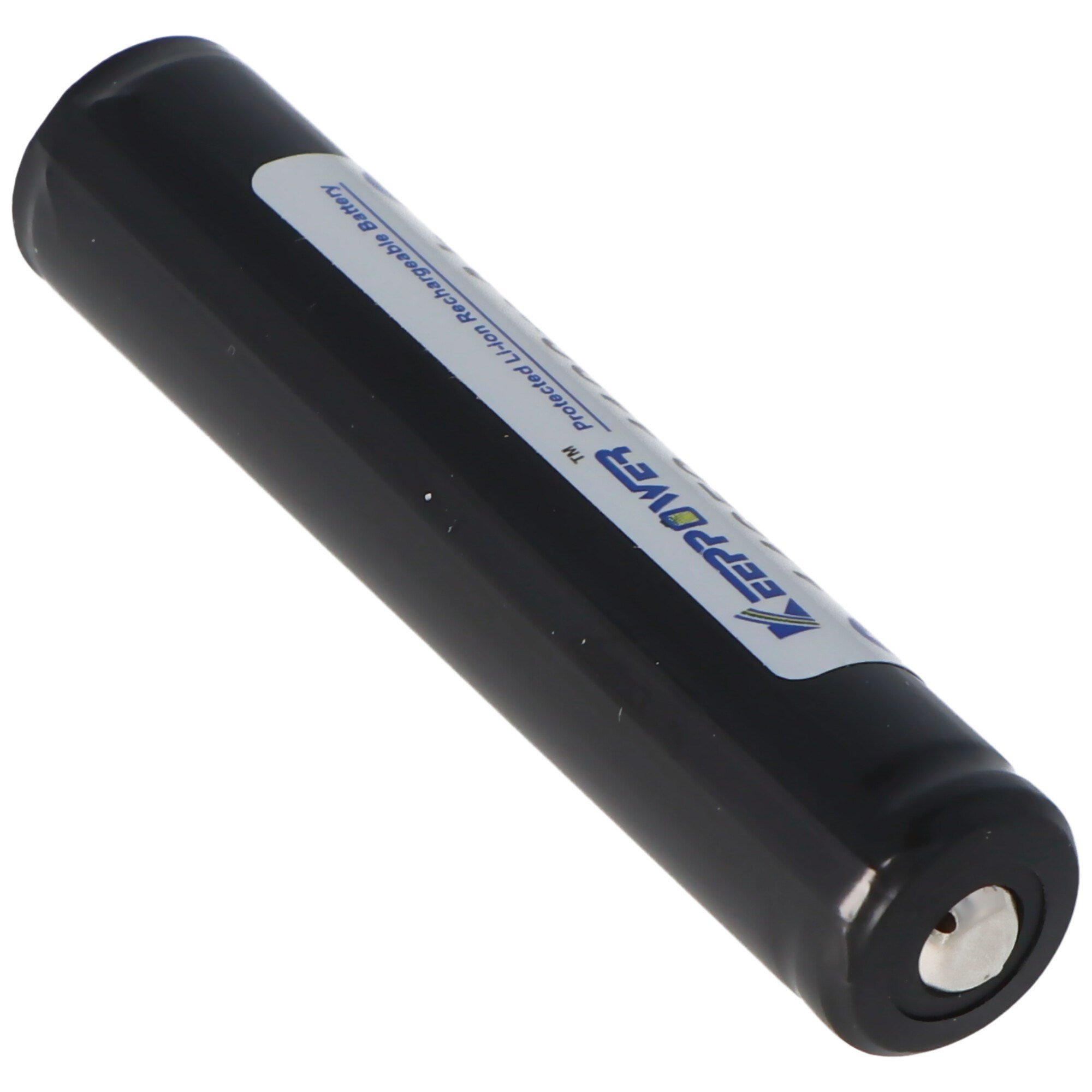 Keeppower 14650 1100mAh, 3.6V - 3.7V Li-ion pil PCB korumalı, boyutlar 67.45x14.15