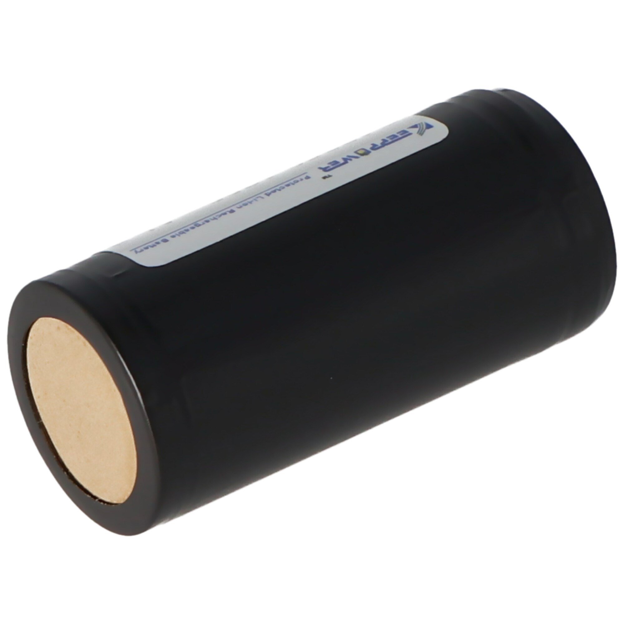 Keeppower 18350 - 1200mAh, 3.6V - 3.7V Li-ion pil korumalı, boyutlar not yaklaşık 39x18,6 mm