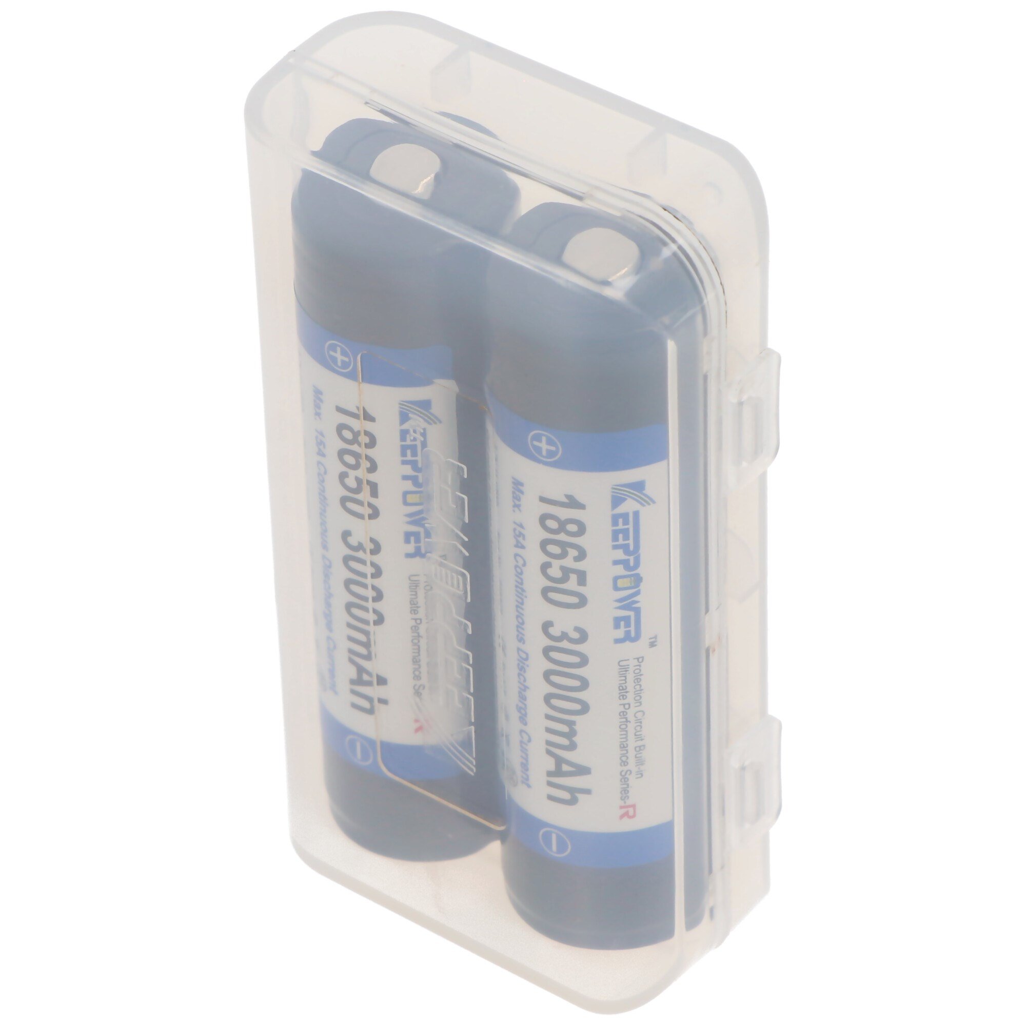 Keeppower 18650 3000mAh 3.6V - 3.7V Li-ion pil PCB korumalı