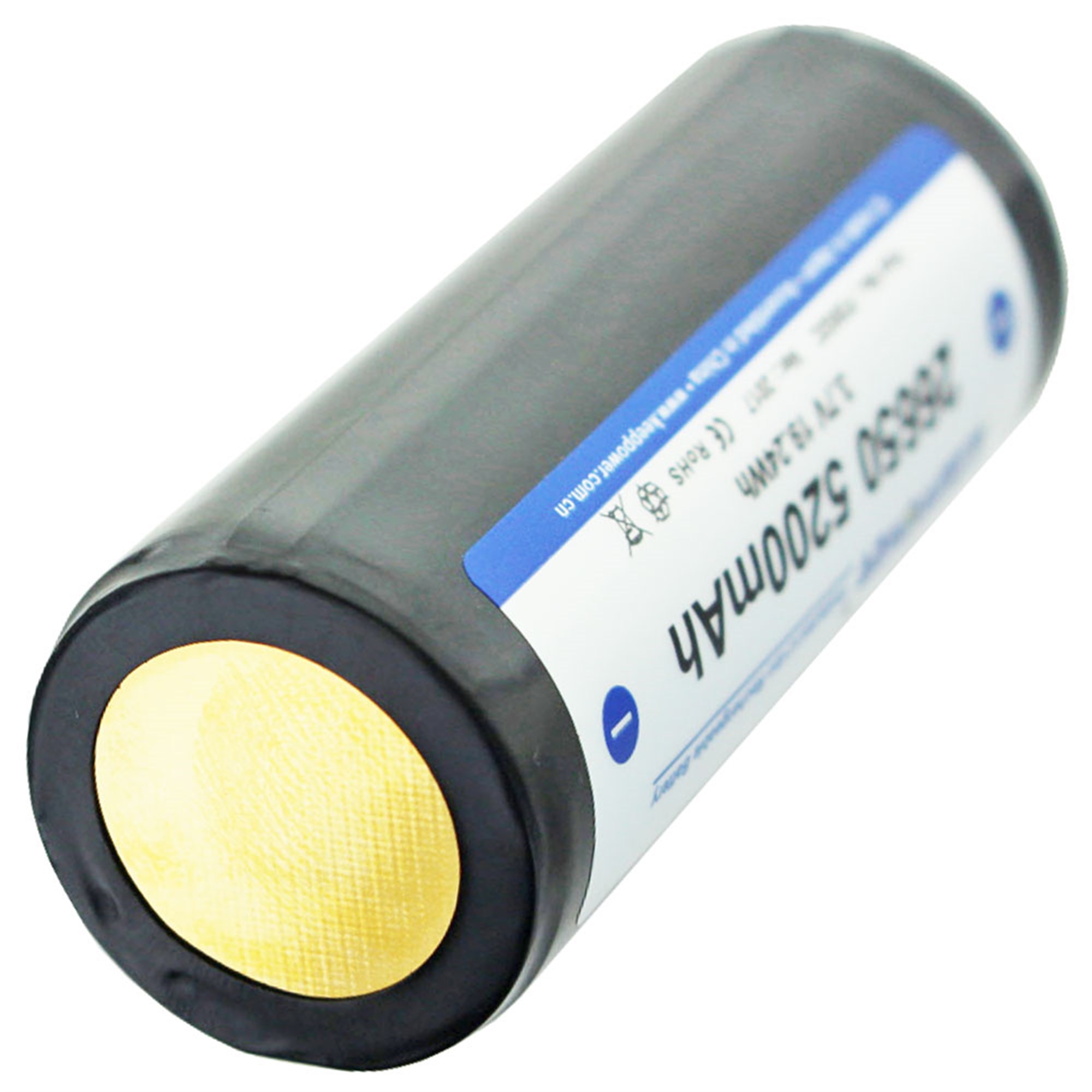Keeppower 26650 - 5200mAh, 3.6V - 3.7V Li-Ion pil PCB korumalı 69.5x26.8mm
