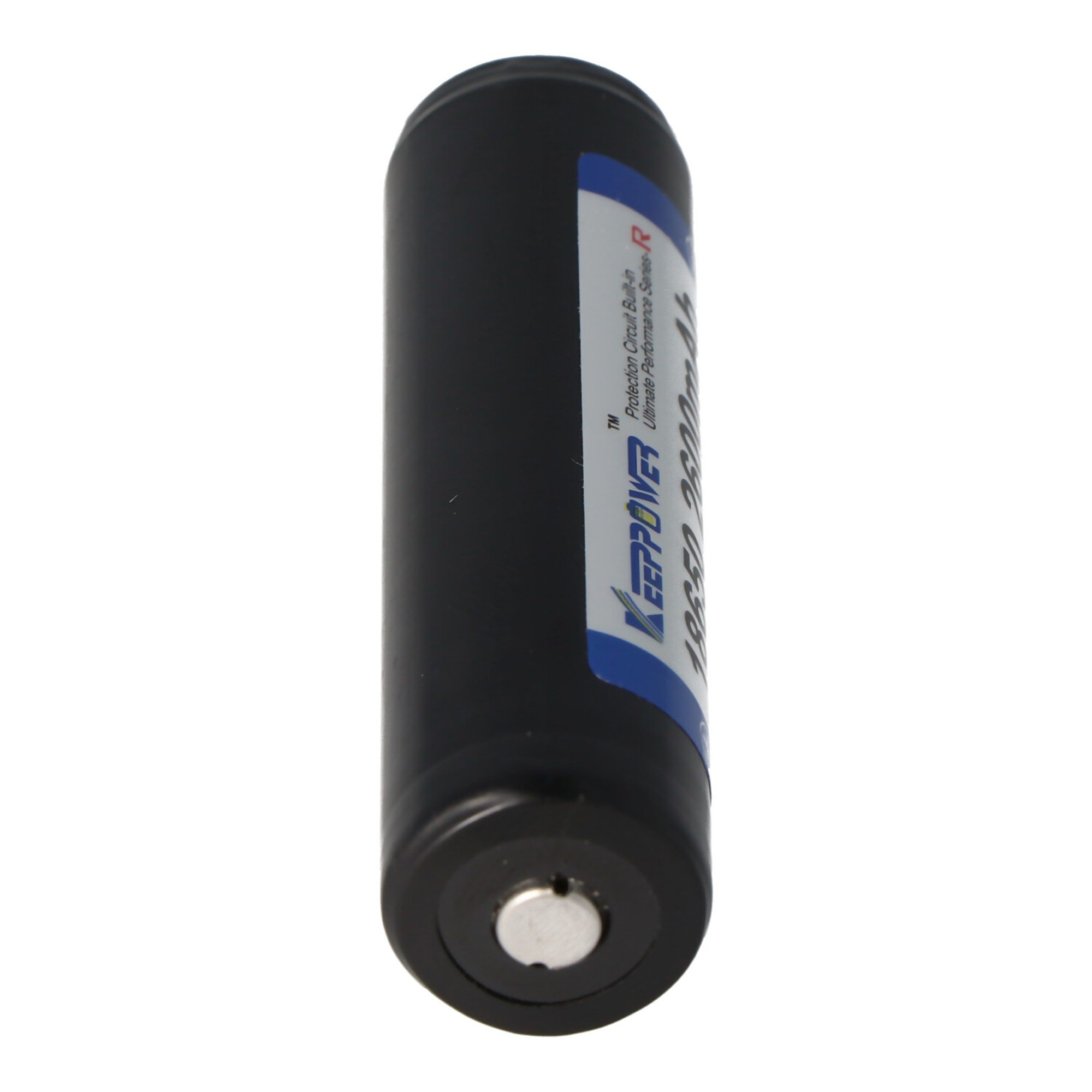 Keeppower R 18650 2600mAh 3.6V - 3.7V Li-ion pil korumalı (pozitif kutup artırıldı)