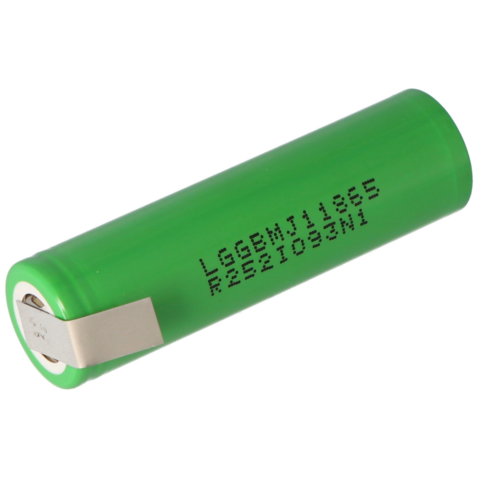 LG INR18650MJ1 - 3500mAh 3.6V - 3.7V, 10A Li-ion pil + lehim etiketi Z