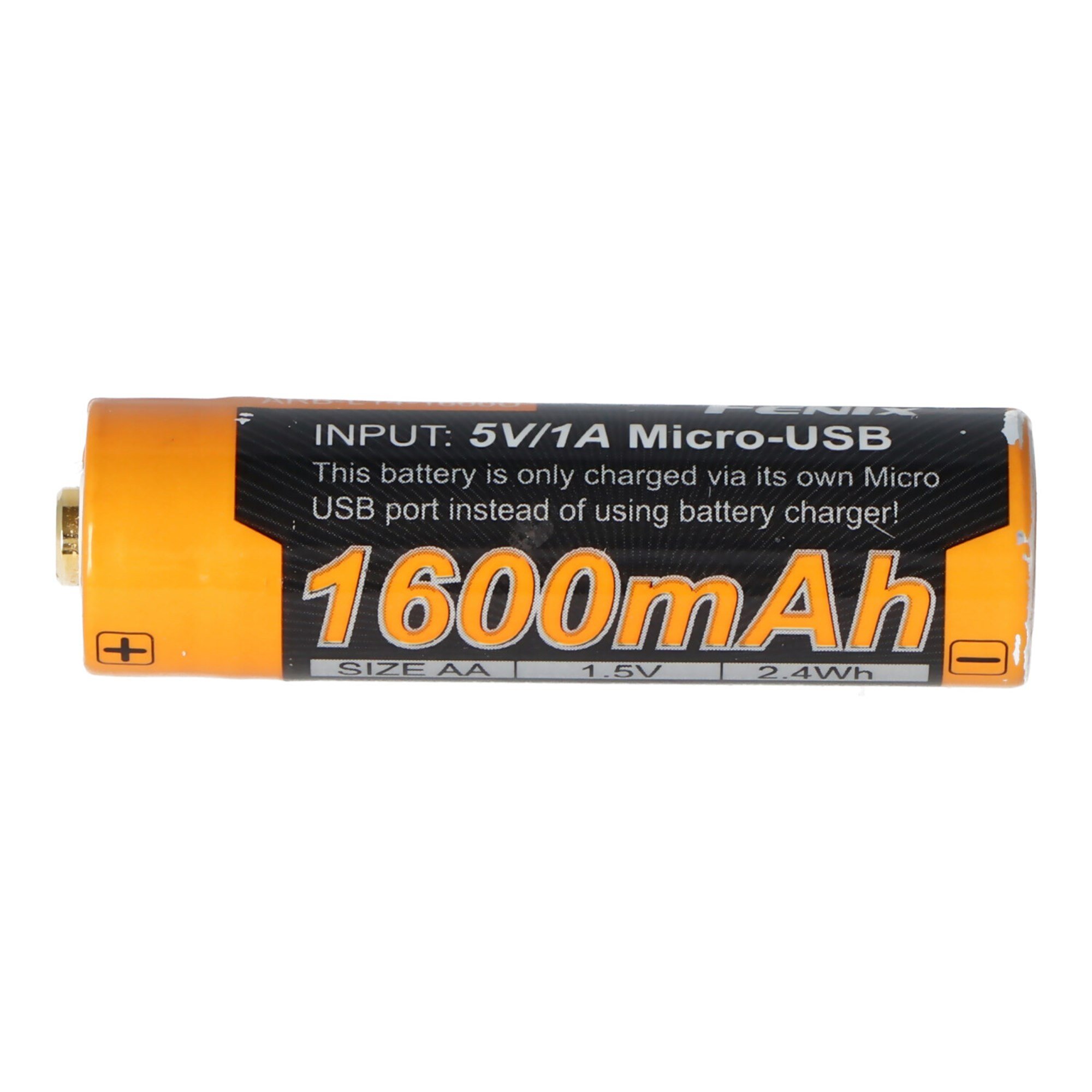 Li-ion şarj edilebilir pil Mignon AA LR6 1600 mAh ile 1.5 V çoklu USB şarj fonksiyonu ile korunan, AccuSafe 1 parça