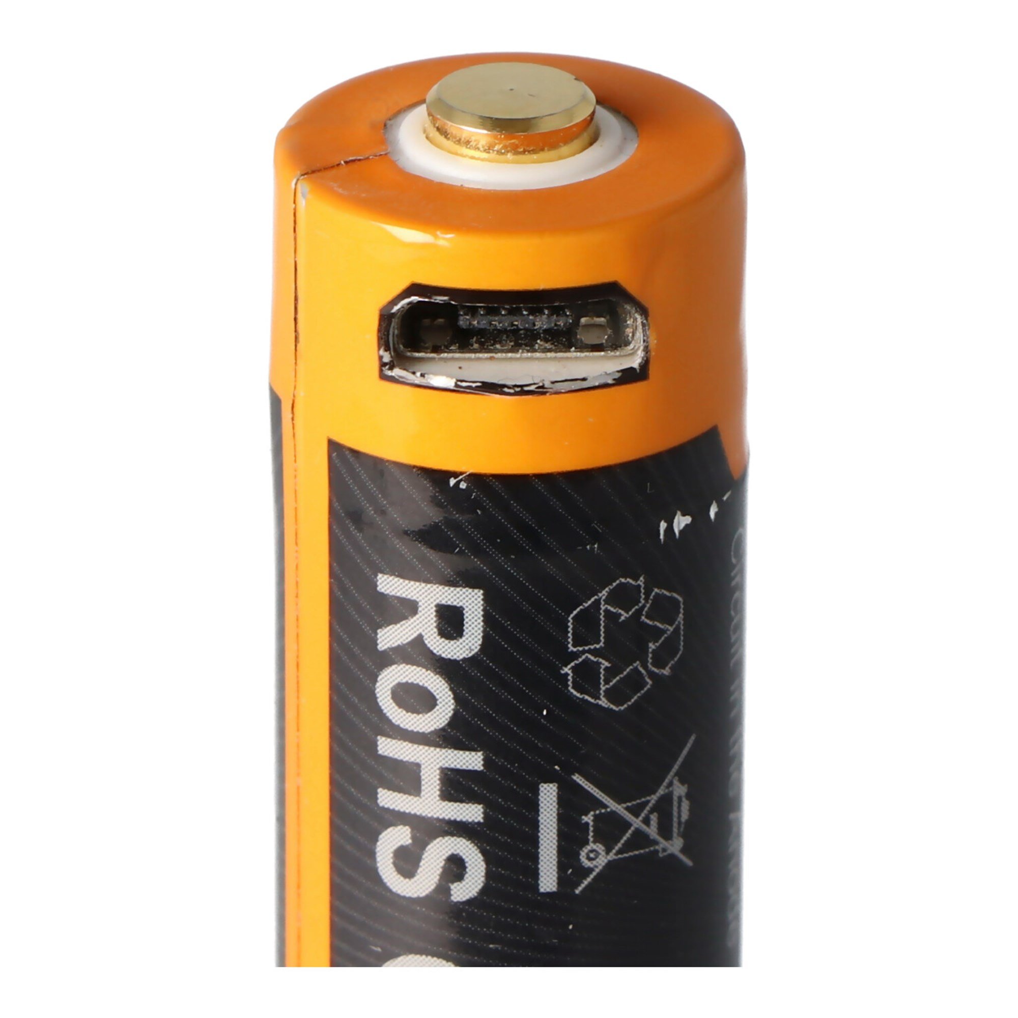 Li-ion şarj edilebilir pil Mignon AA LR6 1600 mAh ile 1.5 V çoklu USB şarj fonksiyonu ile korunan, AccuSafe 1 parça