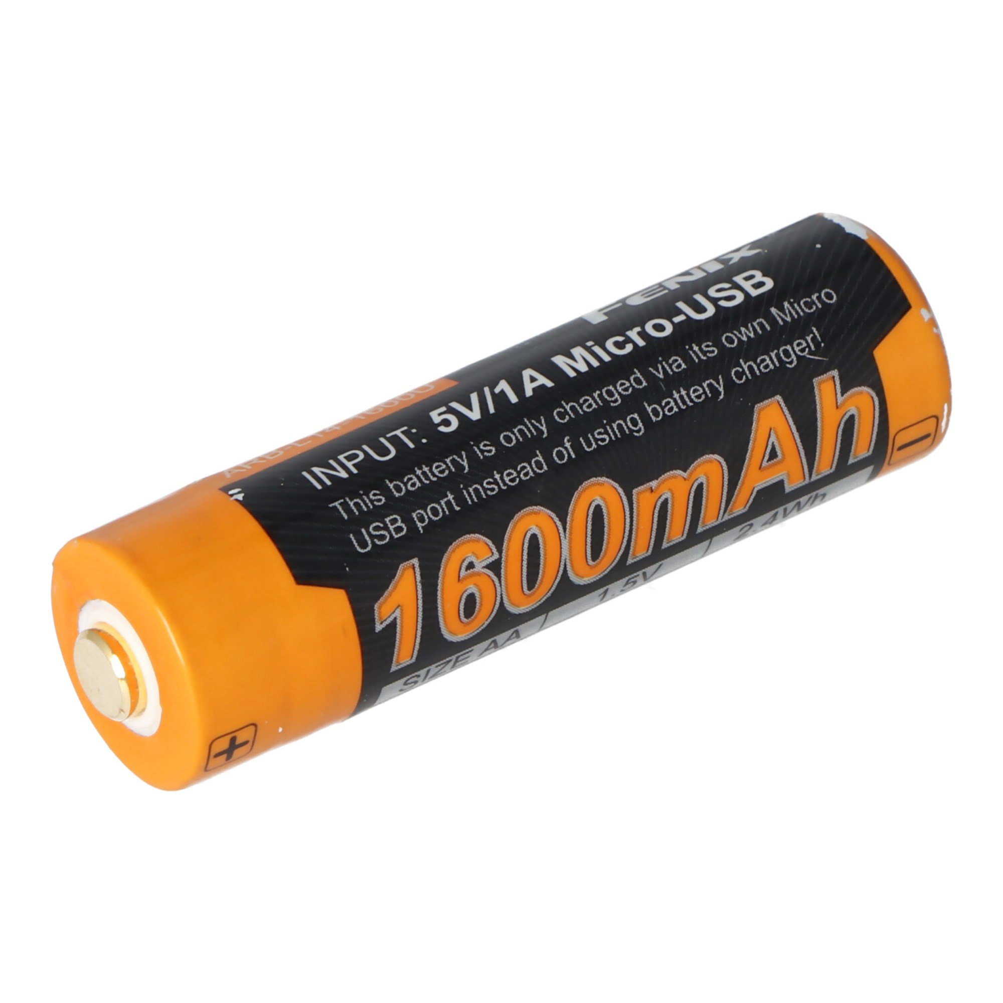 Li-ion şarj edilebilir pil Mignon AA LR6 1600 mAh ile 1.5 V çoklu USB şarj fonksiyonu ile korunan, AccuSafe 1 parça
