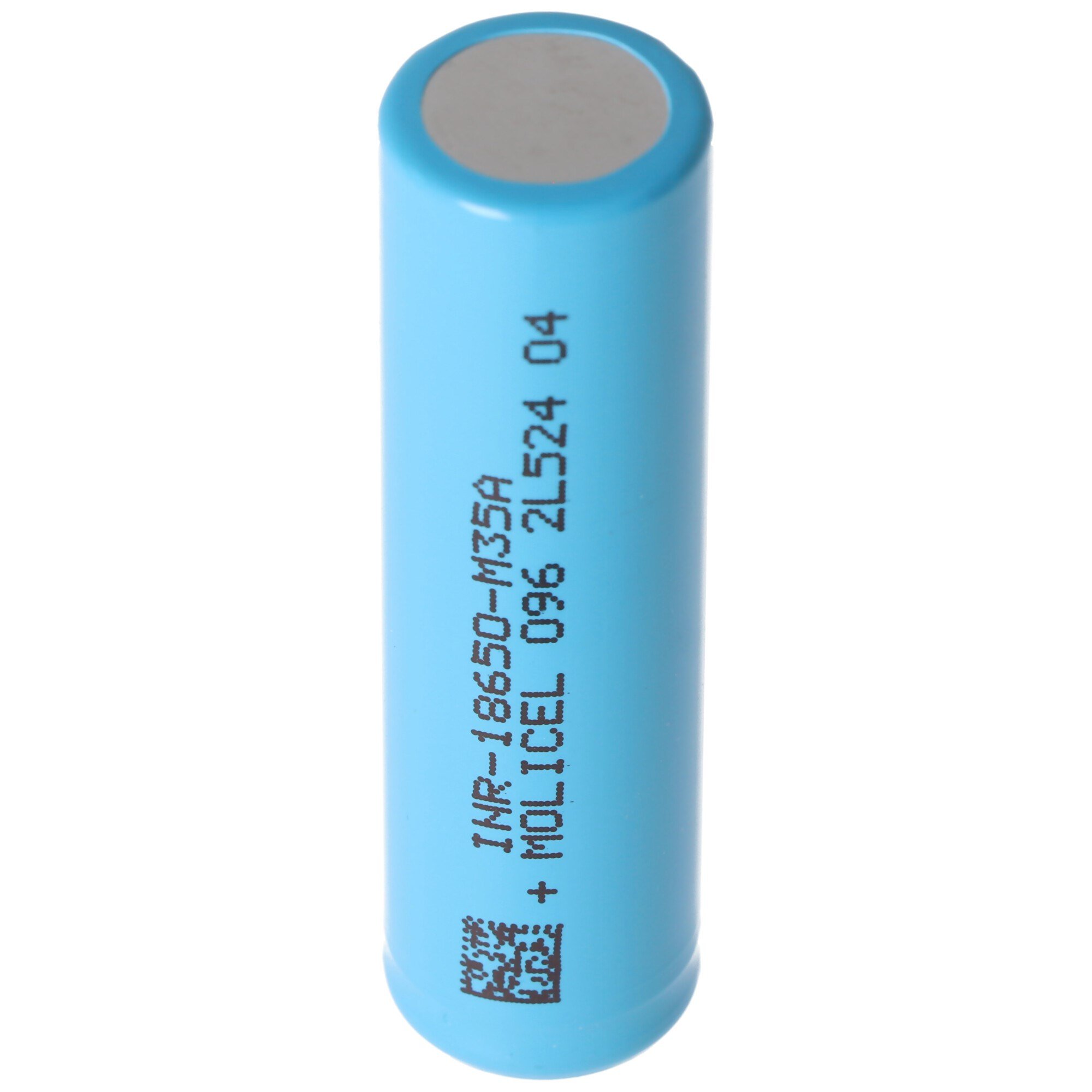Molicel INR18650-M35A 3500mAh 10A Li-ion pil, 3.6V - 3.7V korumasız, düz üst, boyutlar 65x18.45mm