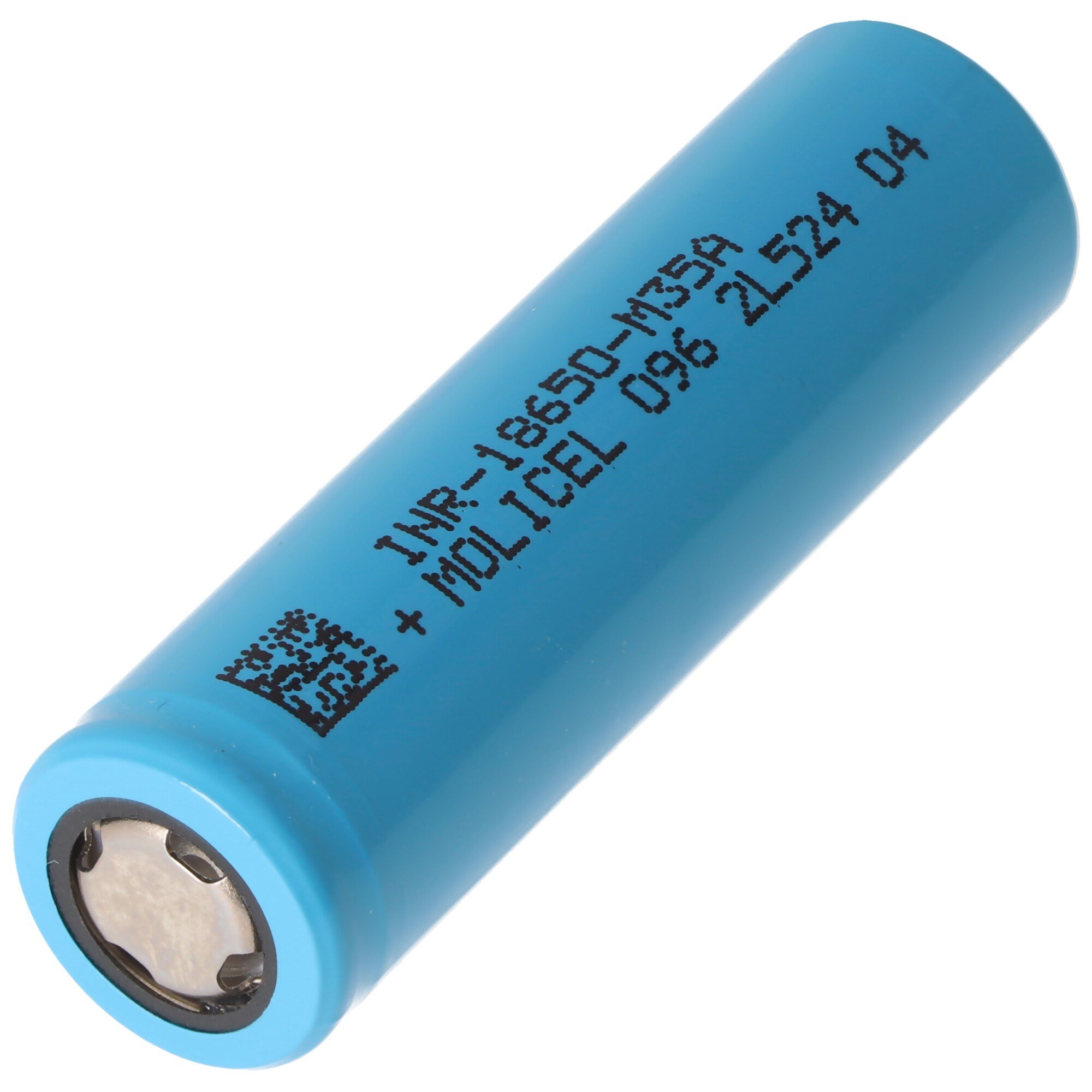 Molicel INR18650-M35A 3500mAh 10A Li-ion pil, 3.6V - 3.7V korumasız, düz üst, boyutlar 65x18.45mm