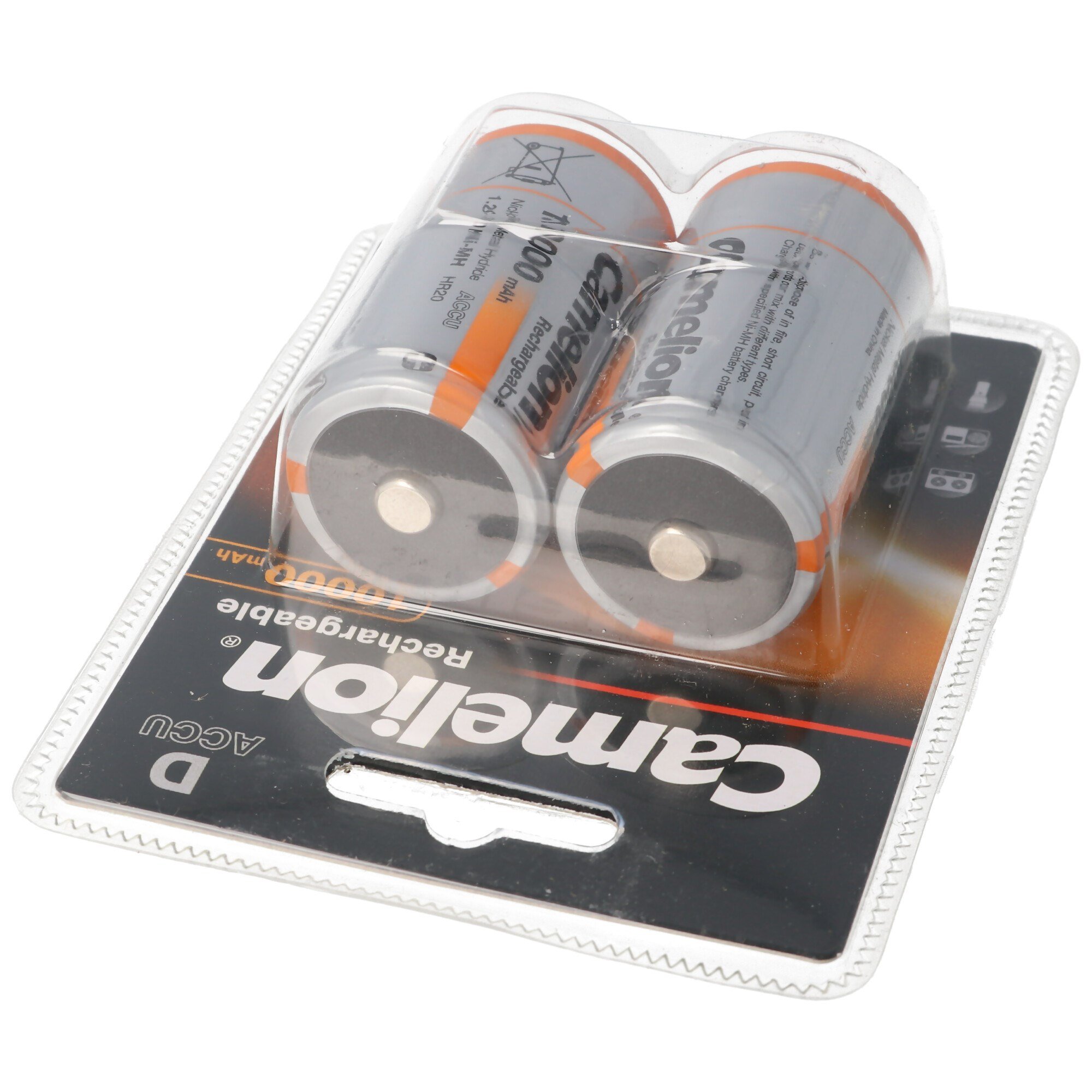 NiMH pil Mono D LR20 maks. 10000mAh kapasite