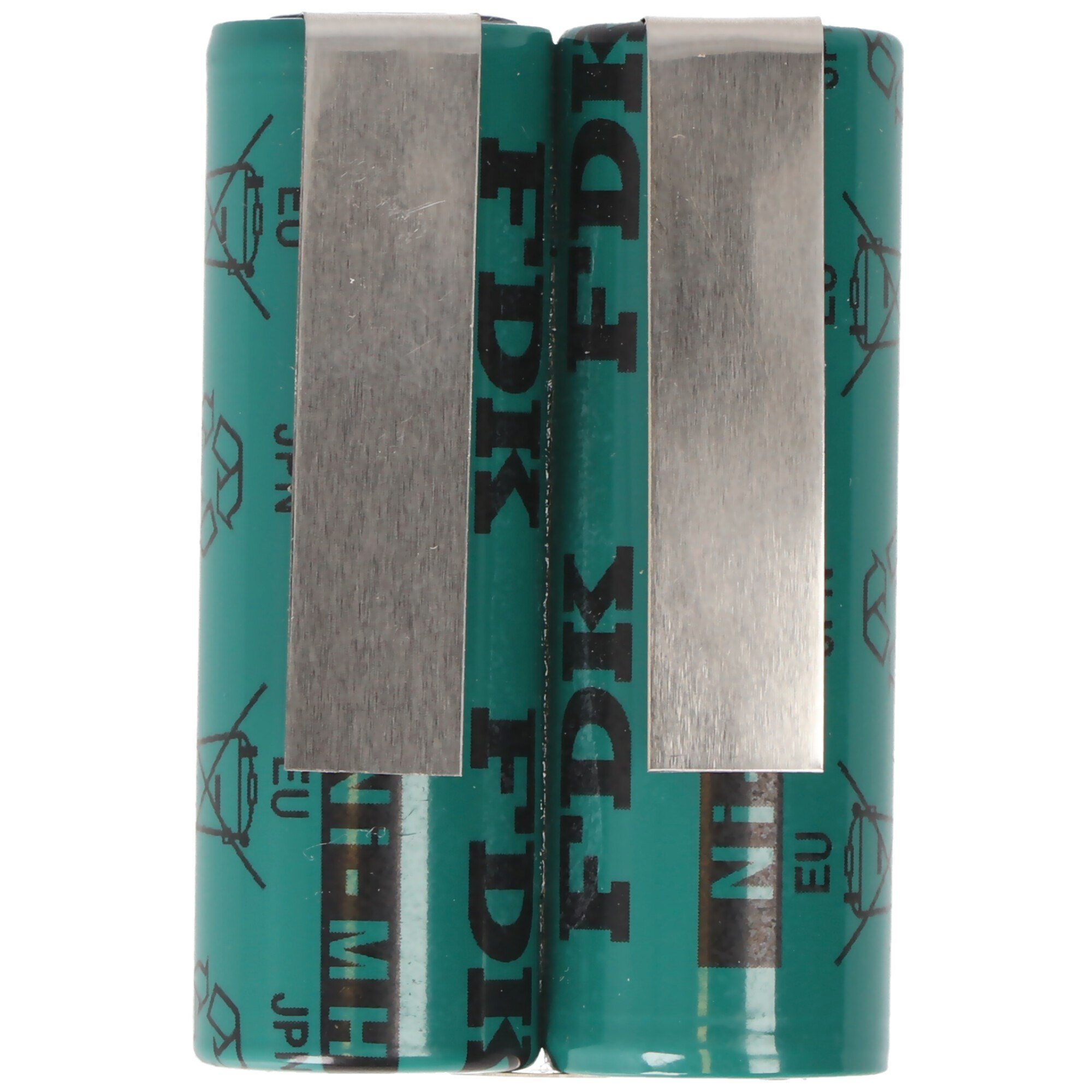 Panasonic 2HHR120 pil traş makineleri 2.4 volt, DIY dönüşüm için lehimleme etiketleri ile 1200mAh, yeni: yeşil yerine turuncu