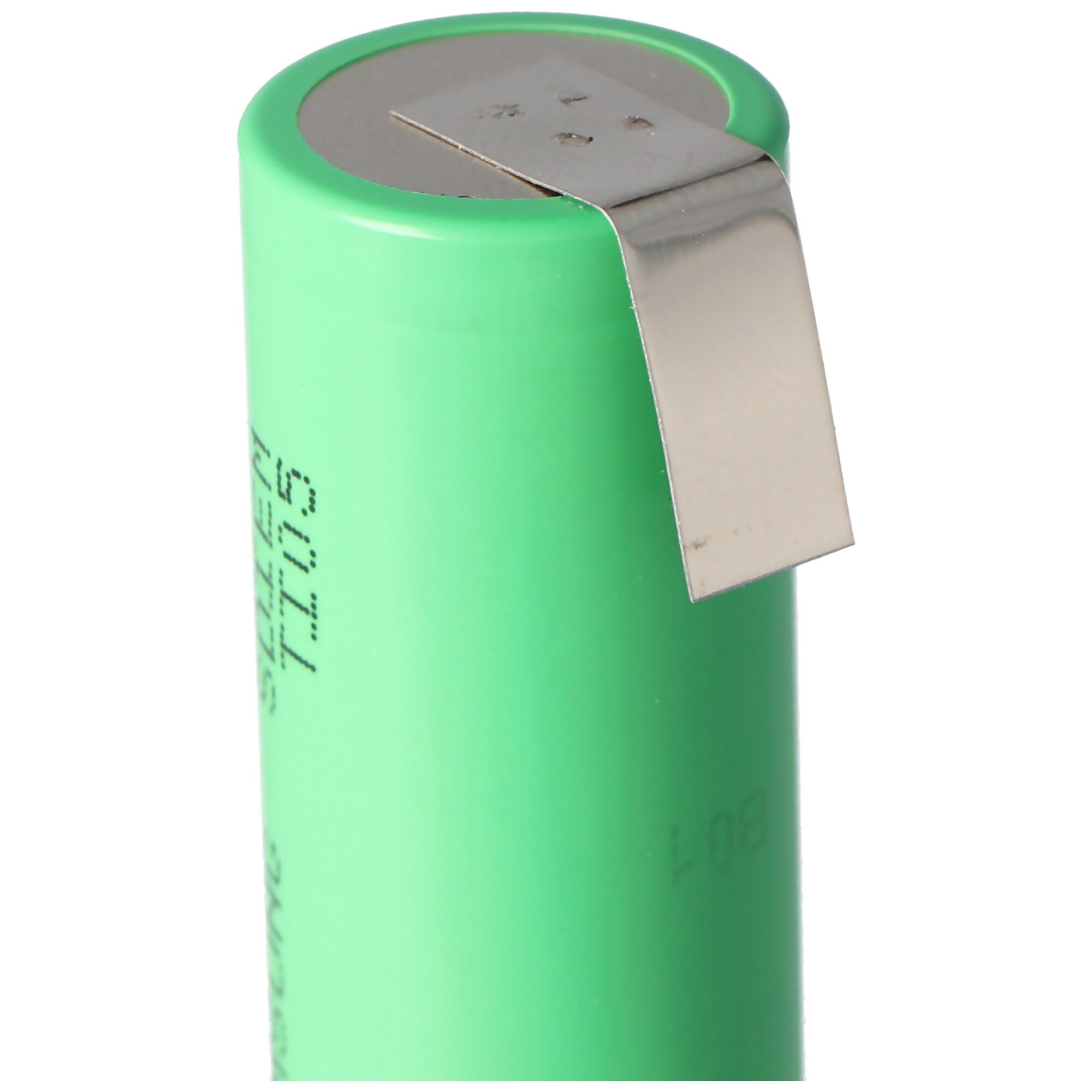 Samsung INR18650-25R 2500mAh 3.6V - 3.7V lehim tırnağı U şekli ile korunmasız