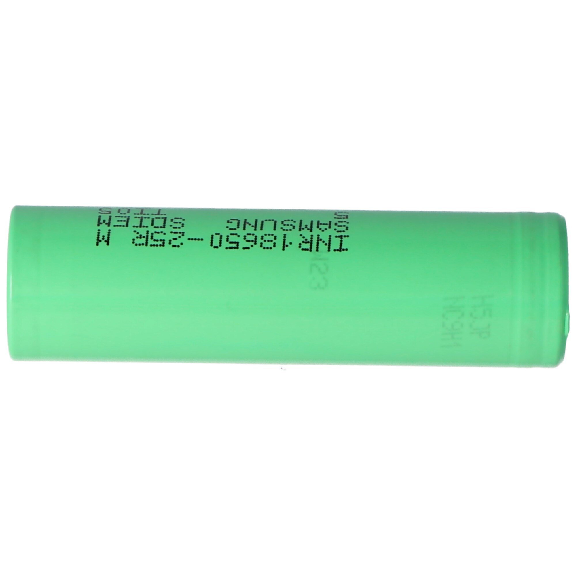 Samsung INR18650-25R 2500mAh 3.6V - 3.7V lehim tırnağı U şekli ile korunmasız