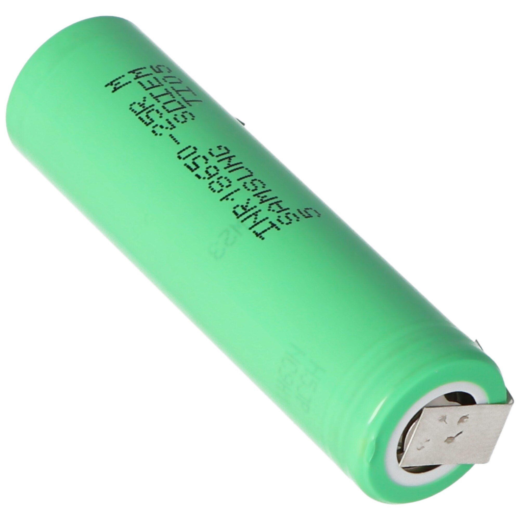 Samsung INR18650-25R 2500mAh 3.6V - 3.7V lehim tırnağı U şekli ile korunmasız