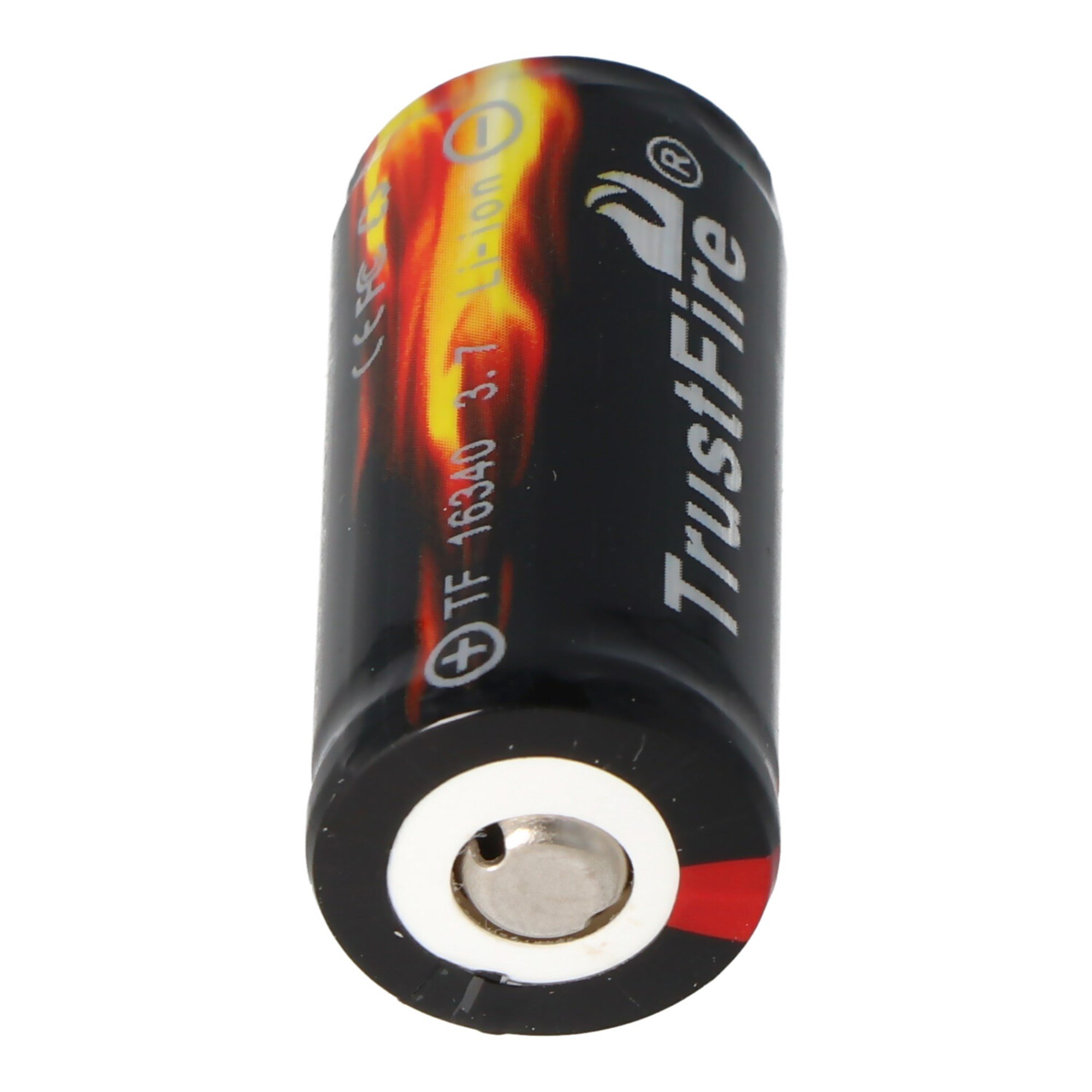 Trustfire 16340 880mAh 3.6V - 3.7V PCB korumalı