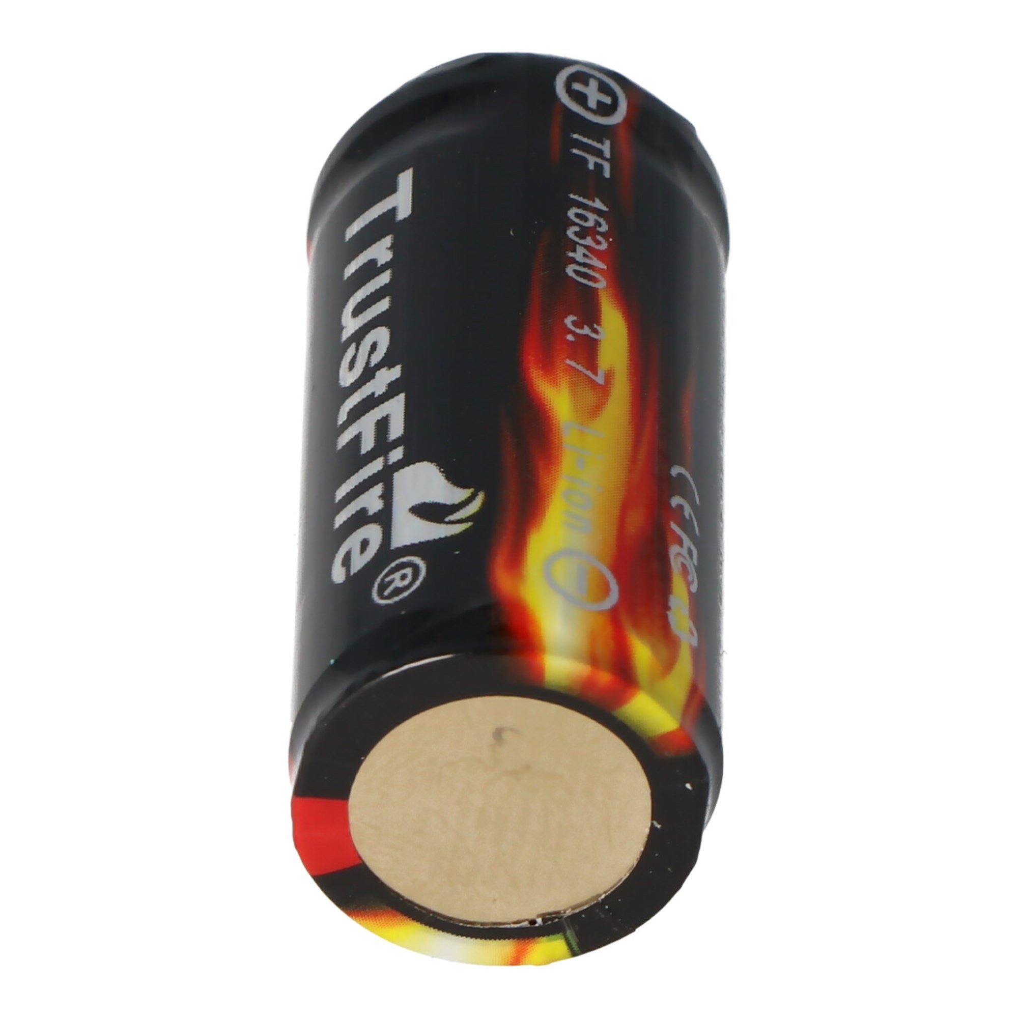 Trustfire 16340 880mAh 3.6V - 3.7V PCB korumalı