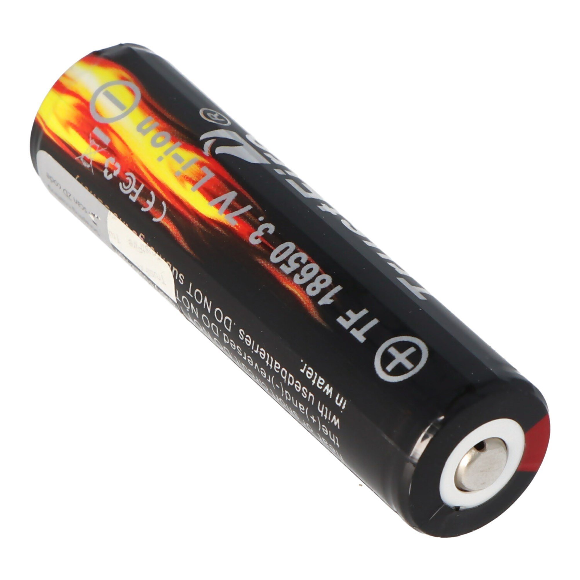 Trustfire 18650 2400mAh 3.7V korumalı, not boyutları 68.5x18.3mm