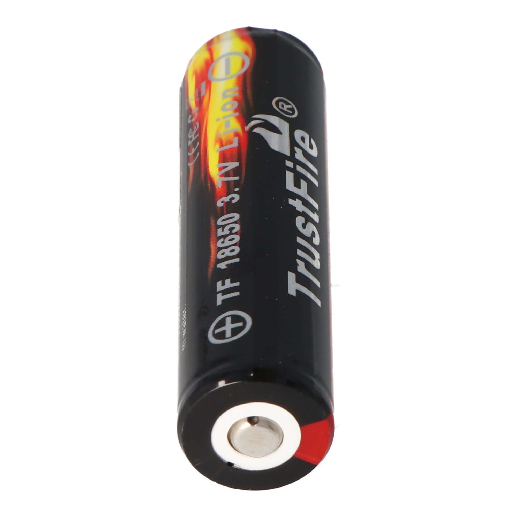 Trustfire 18650 2400mAh 3.7V korumalı, not boyutları 68.5x18.3mm