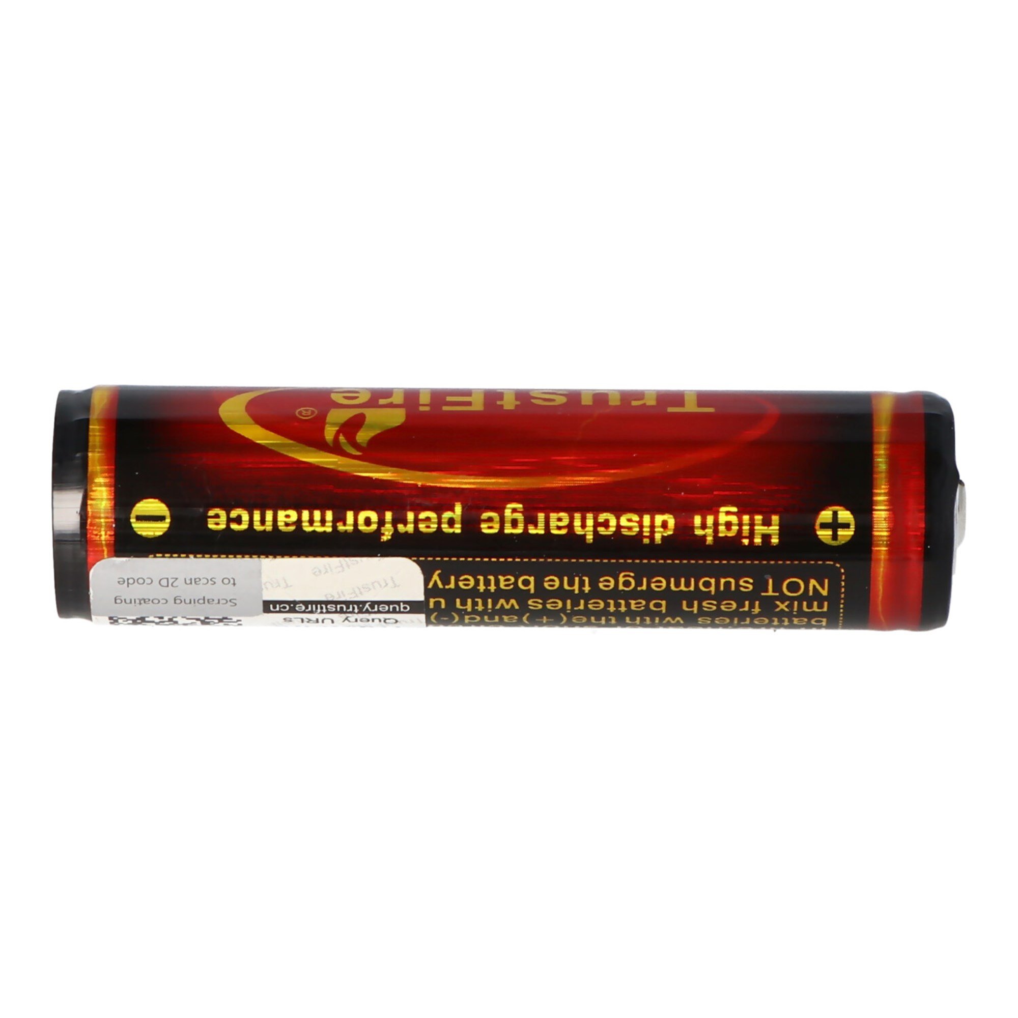 Trustfire 18650 3400mAh 3.6V - 3.7V PCB korumalı Li-ion pil (alev)
