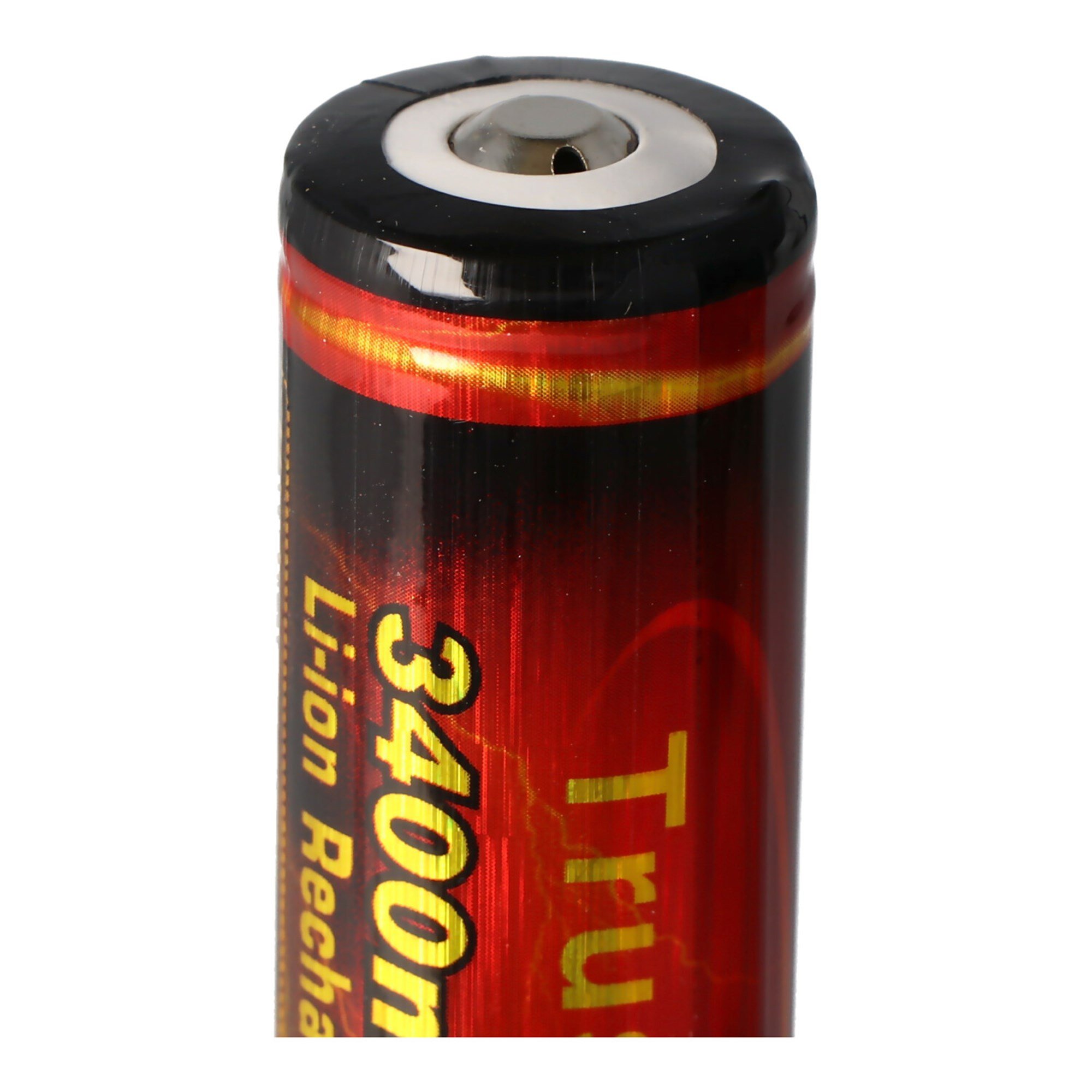 Trustfire 18650 3400mAh 3.6V - 3.7V PCB korumalı Li-ion pil (alev)