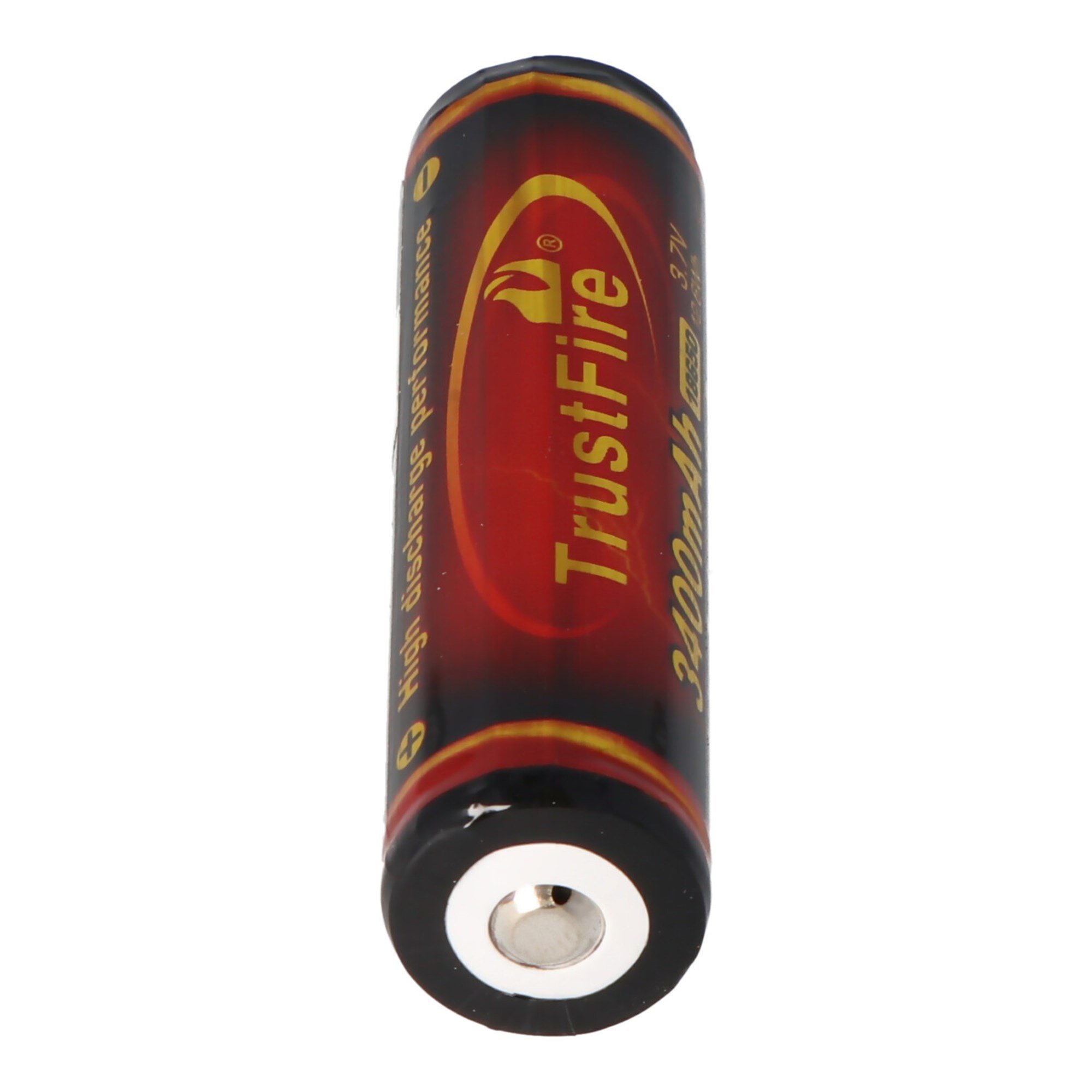 Trustfire 18650 3400mAh 3.6V - 3.7V PCB korumalı Li-ion pil (alev)