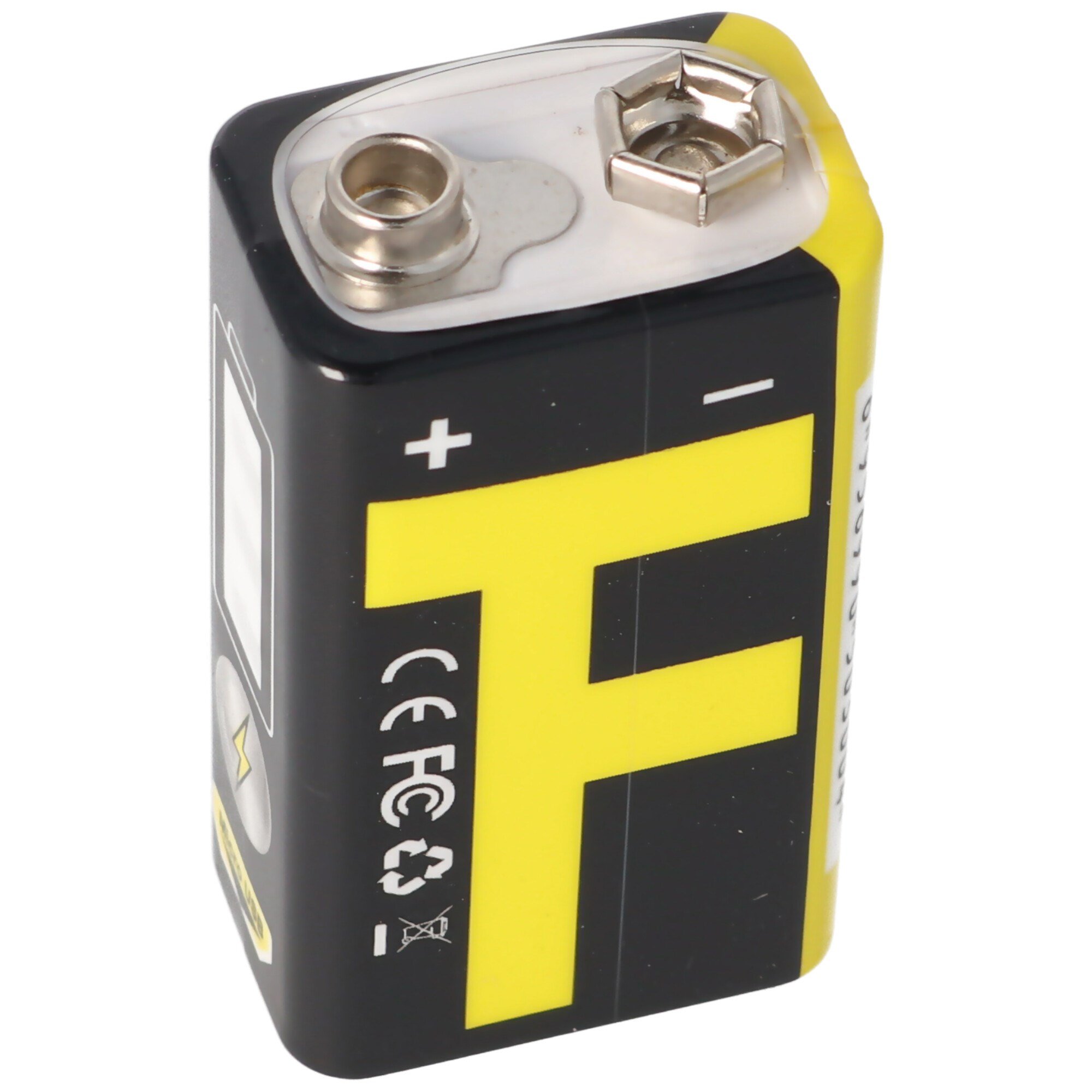 Trustfire 9V-Blok 6LR61 6F22 550mAh BMS, USB şarj fonksiyonu ile korunmaktadır