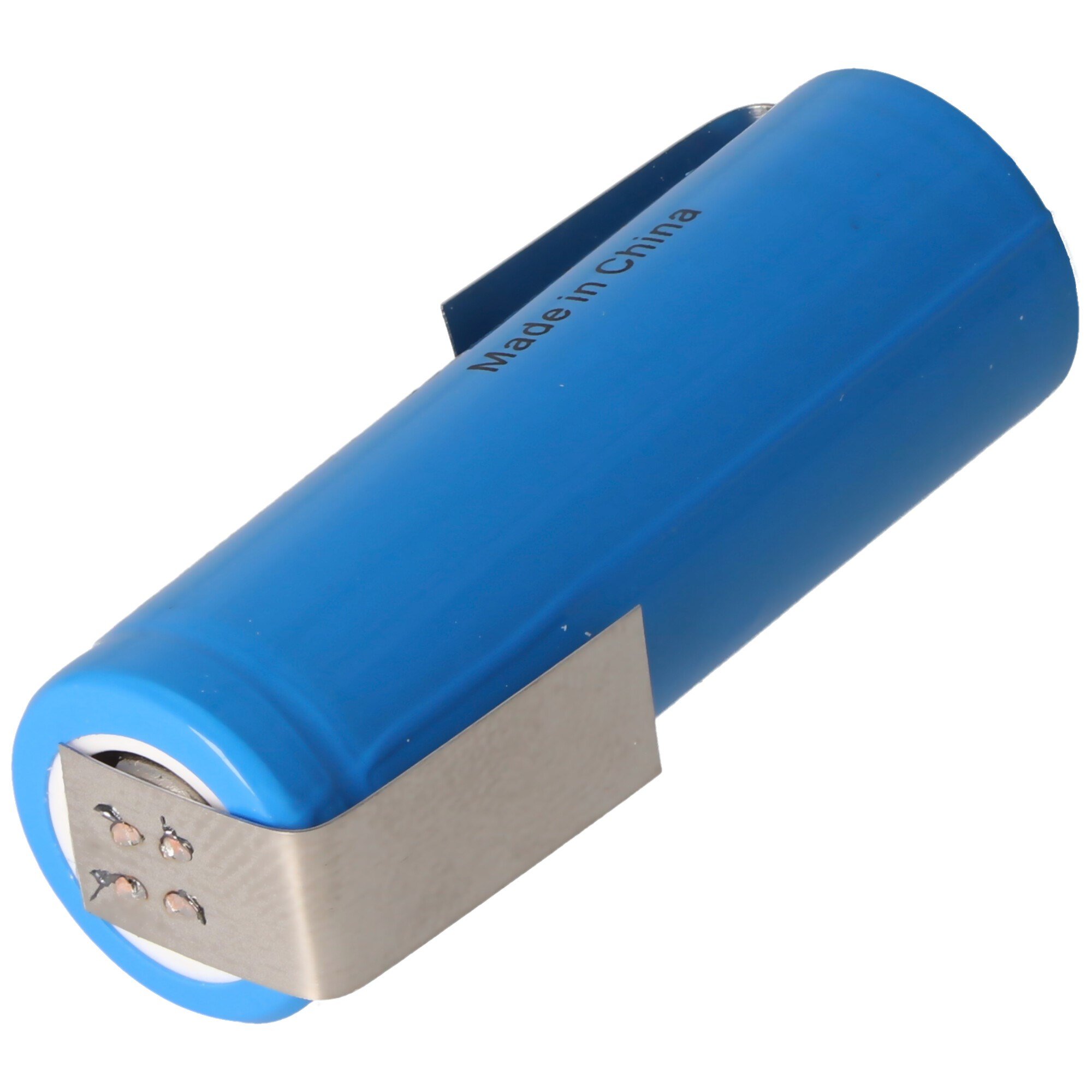 U-şekilli lehim pabuçlarına sahip Li-ion pil 14430 1050mAh 3,6V - 3,7V koruyucu elektroniksiz lityum iyon pil