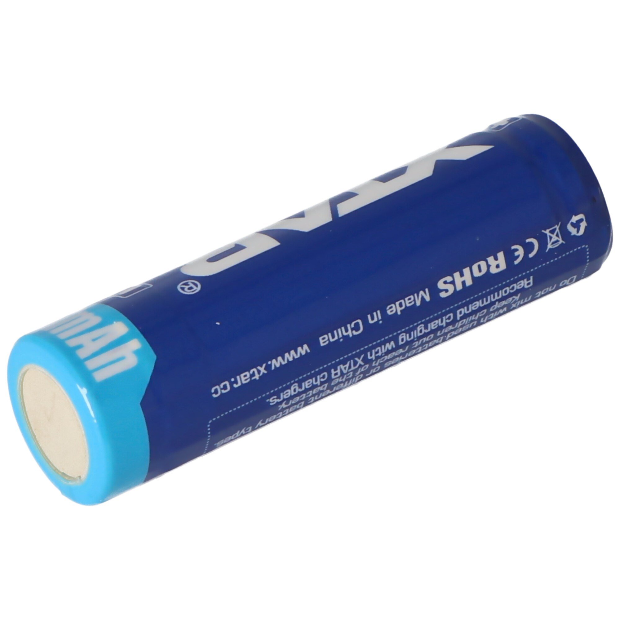 Xtar 14500-800 mAh 3,6 V - 3,7 V korumalı Li-ion pil 50,5x14,3 mm