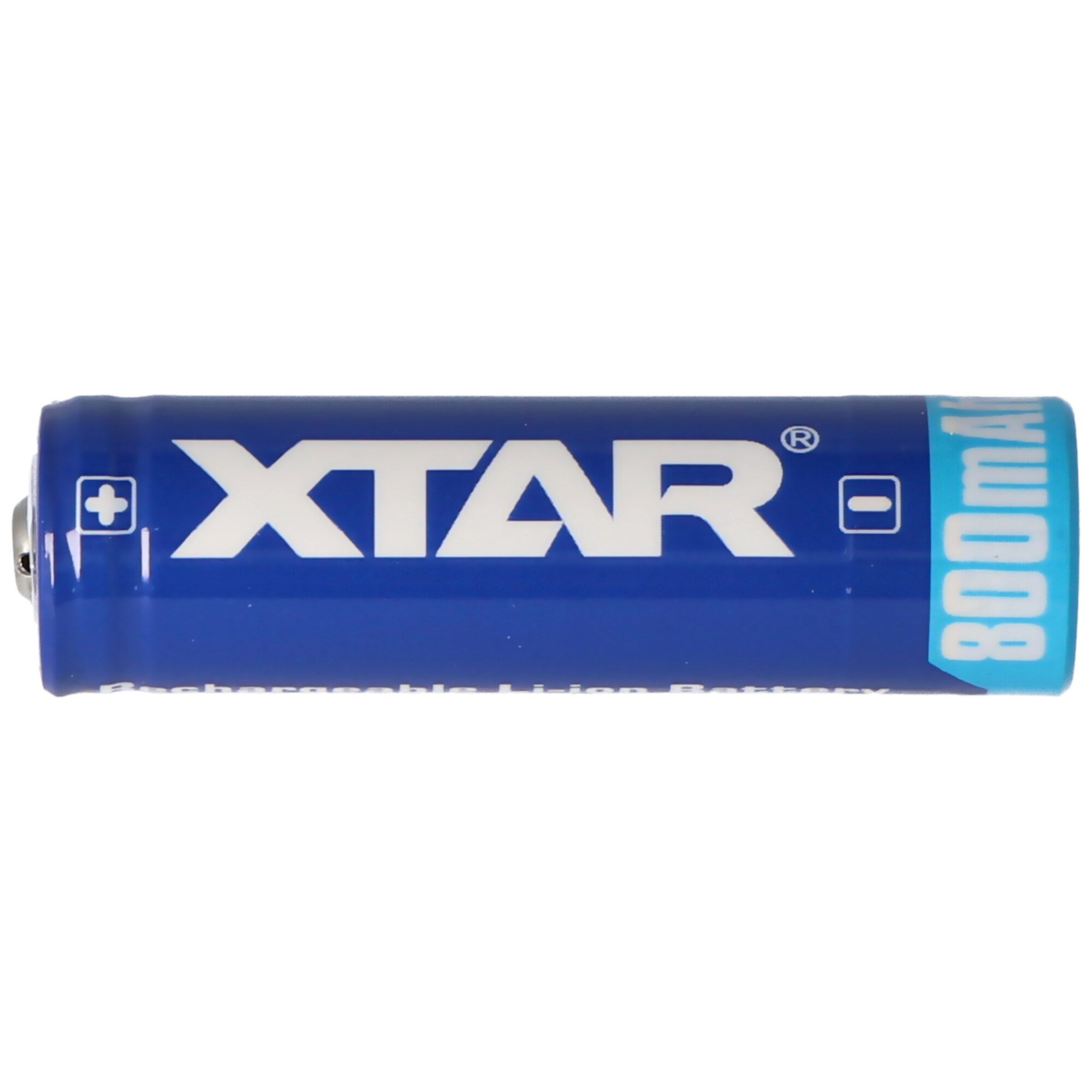 Xtar 14500-800 mAh 3,6 V - 3,7 V korumalı Li-ion pil 50,5x14,3 mm