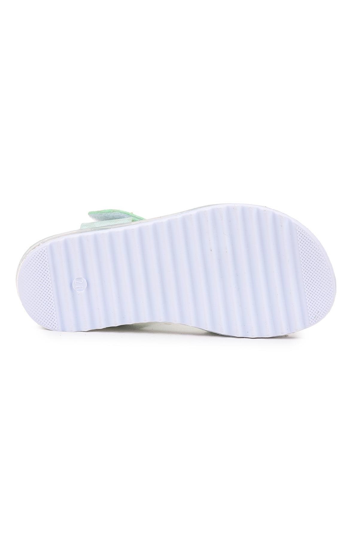 2351 Kız Çocuk Sandalet Mint Yeşili