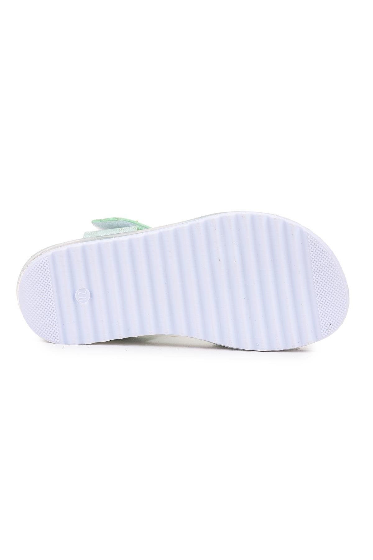 2351 Kız Çocuk Sandalet Mint Yeşili