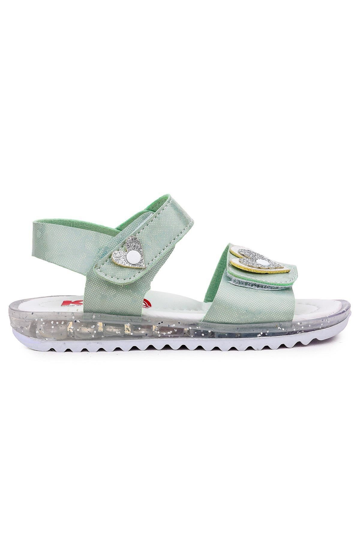 2351 Kız Çocuk Sandalet Mint Yeşili