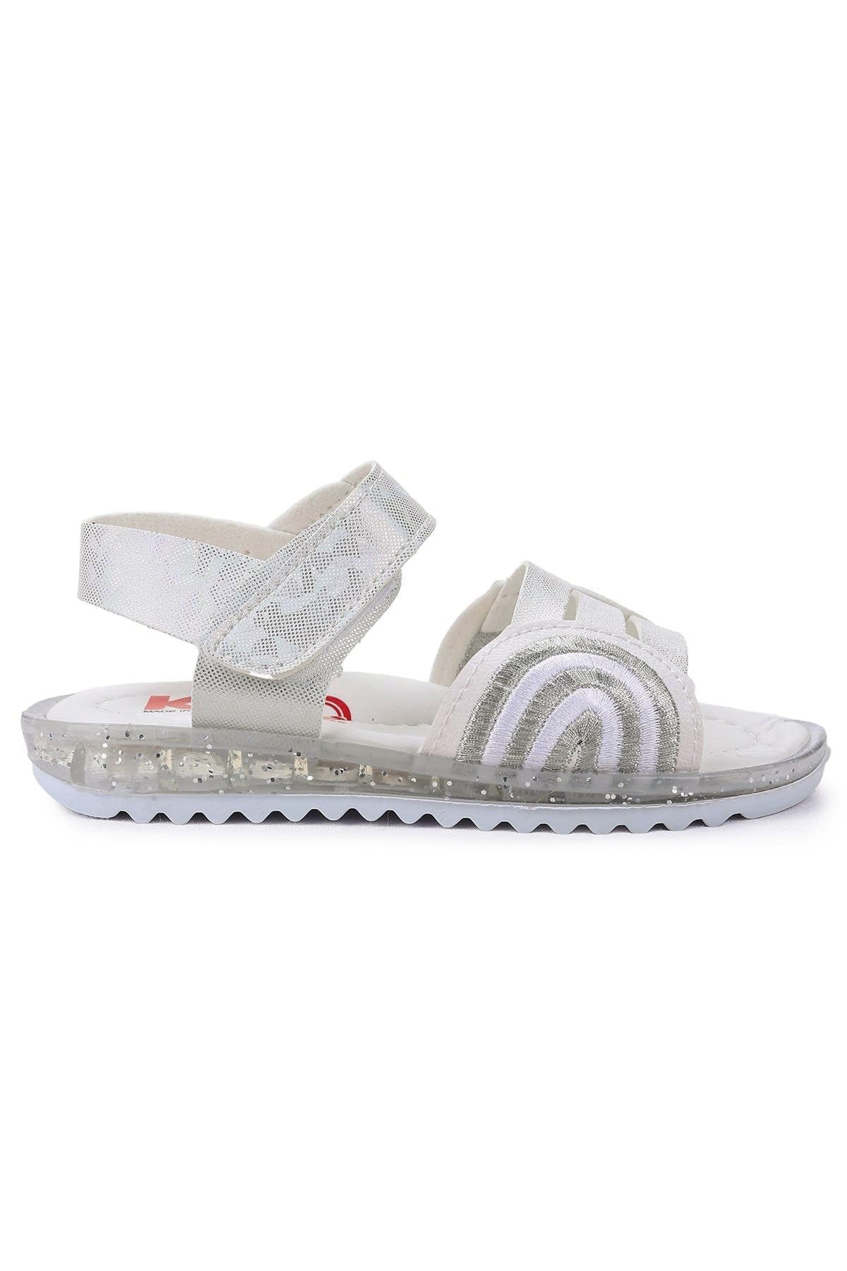2352 Kız Çocuk Sandalet Beyaz